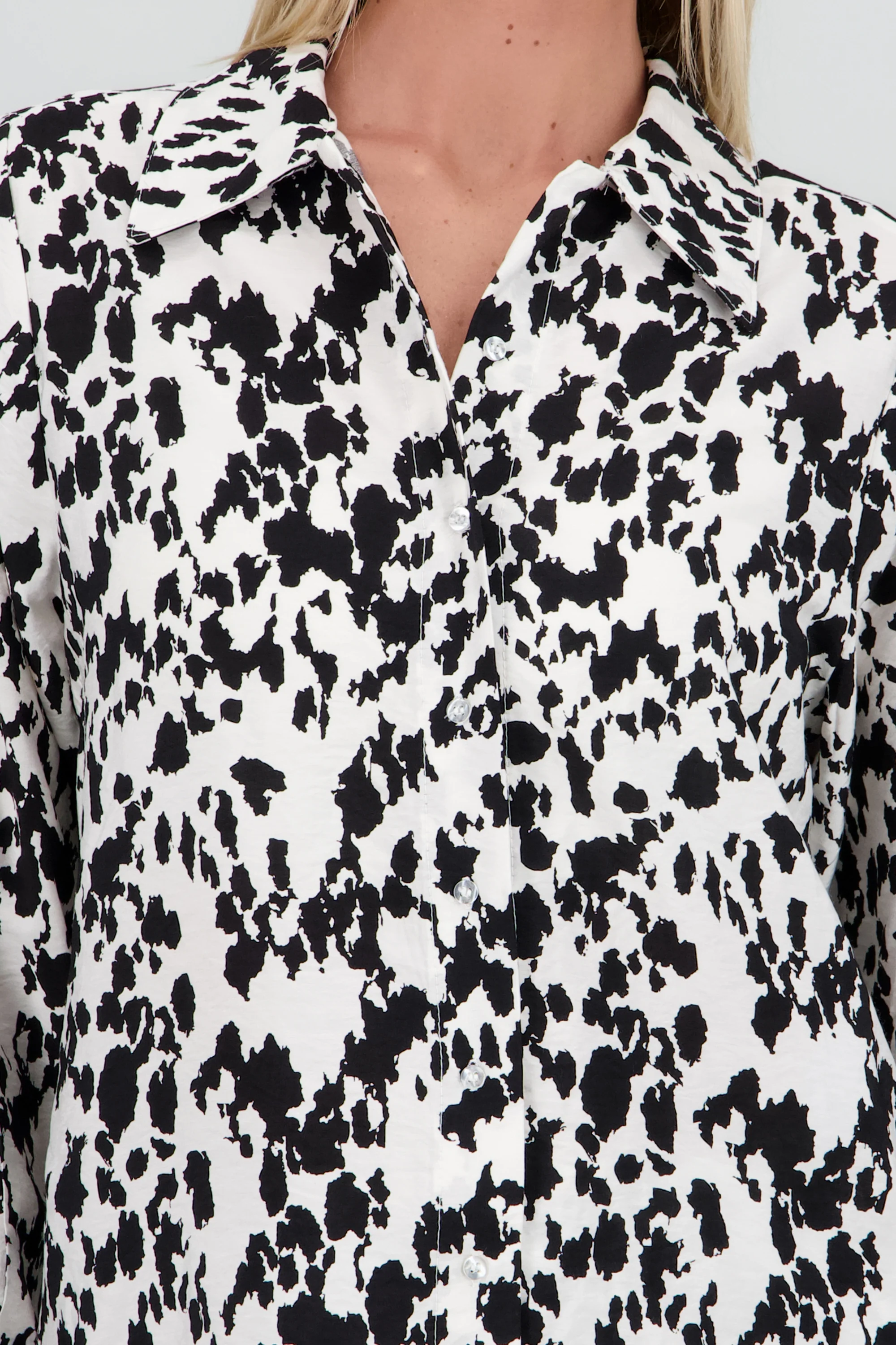 Camisa oversized estampado manchas - Image 5