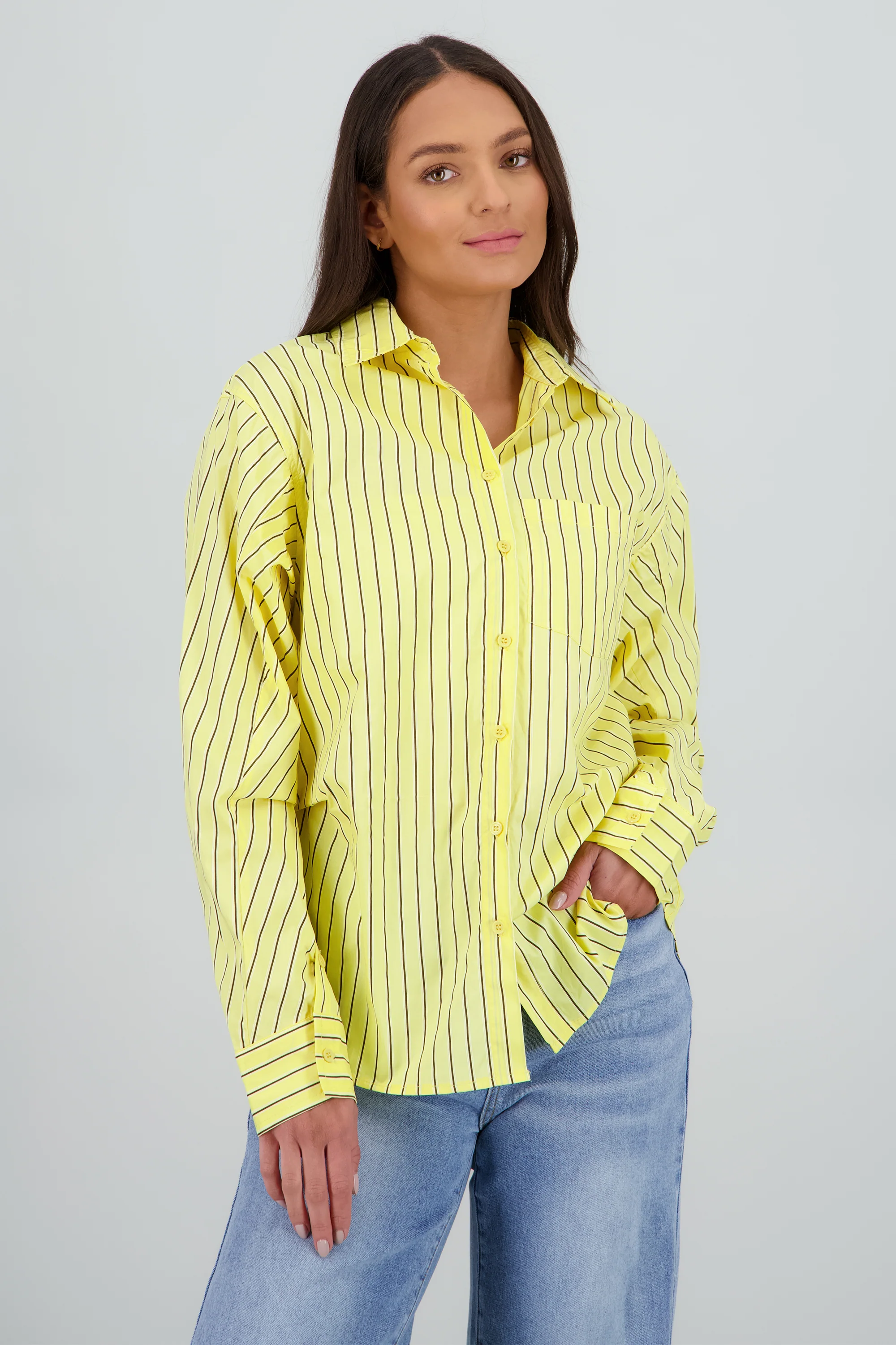 Camisa oversized rayas