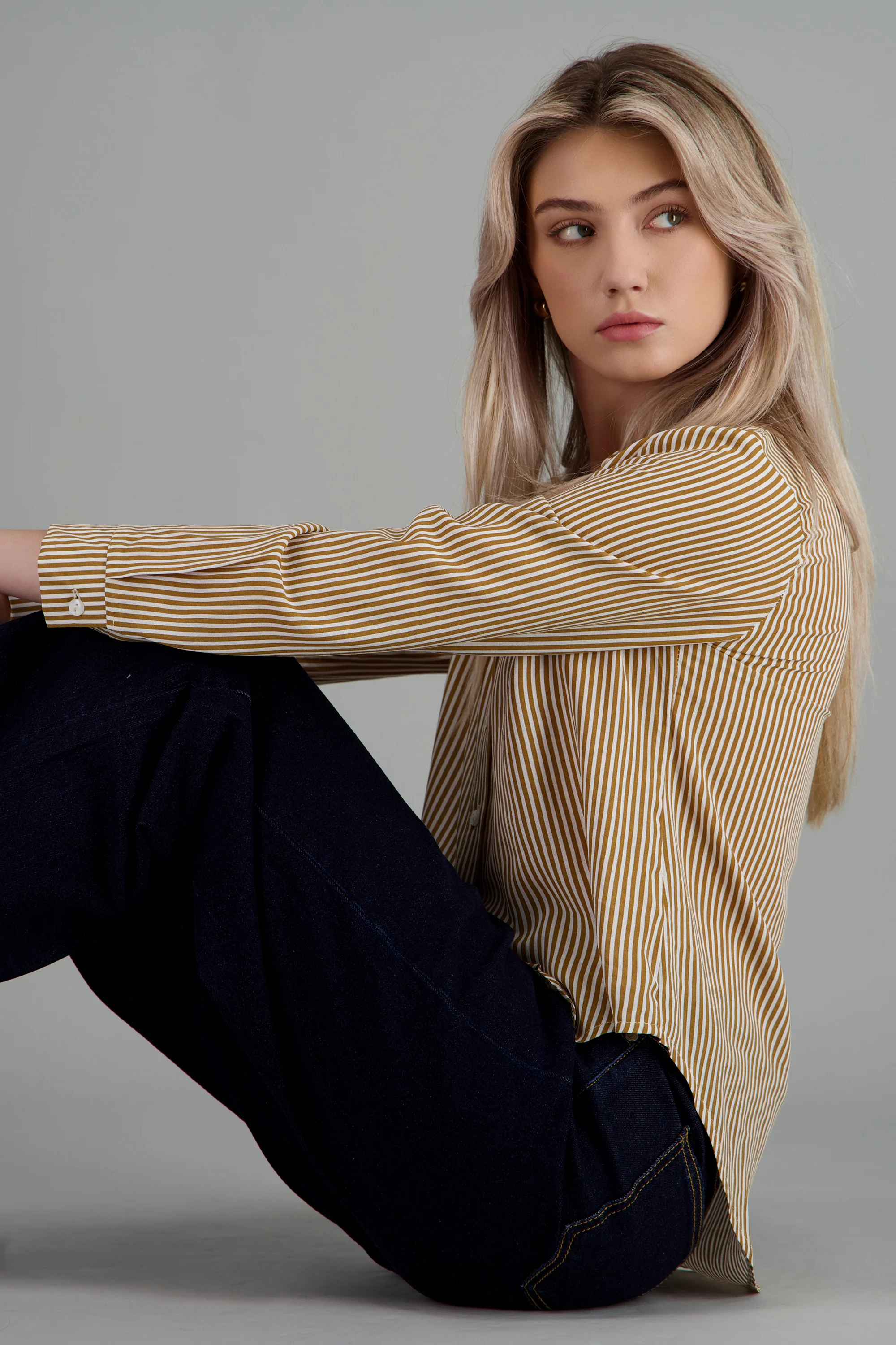 Camisa amplia rayas - Image 3