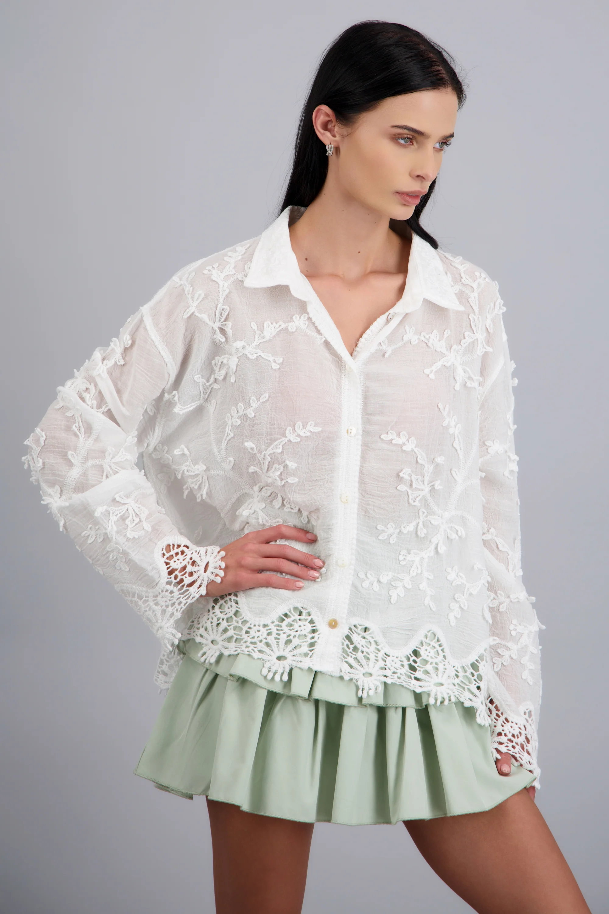 CAMISA TEXTURA M/L DET BORADO - Image 2