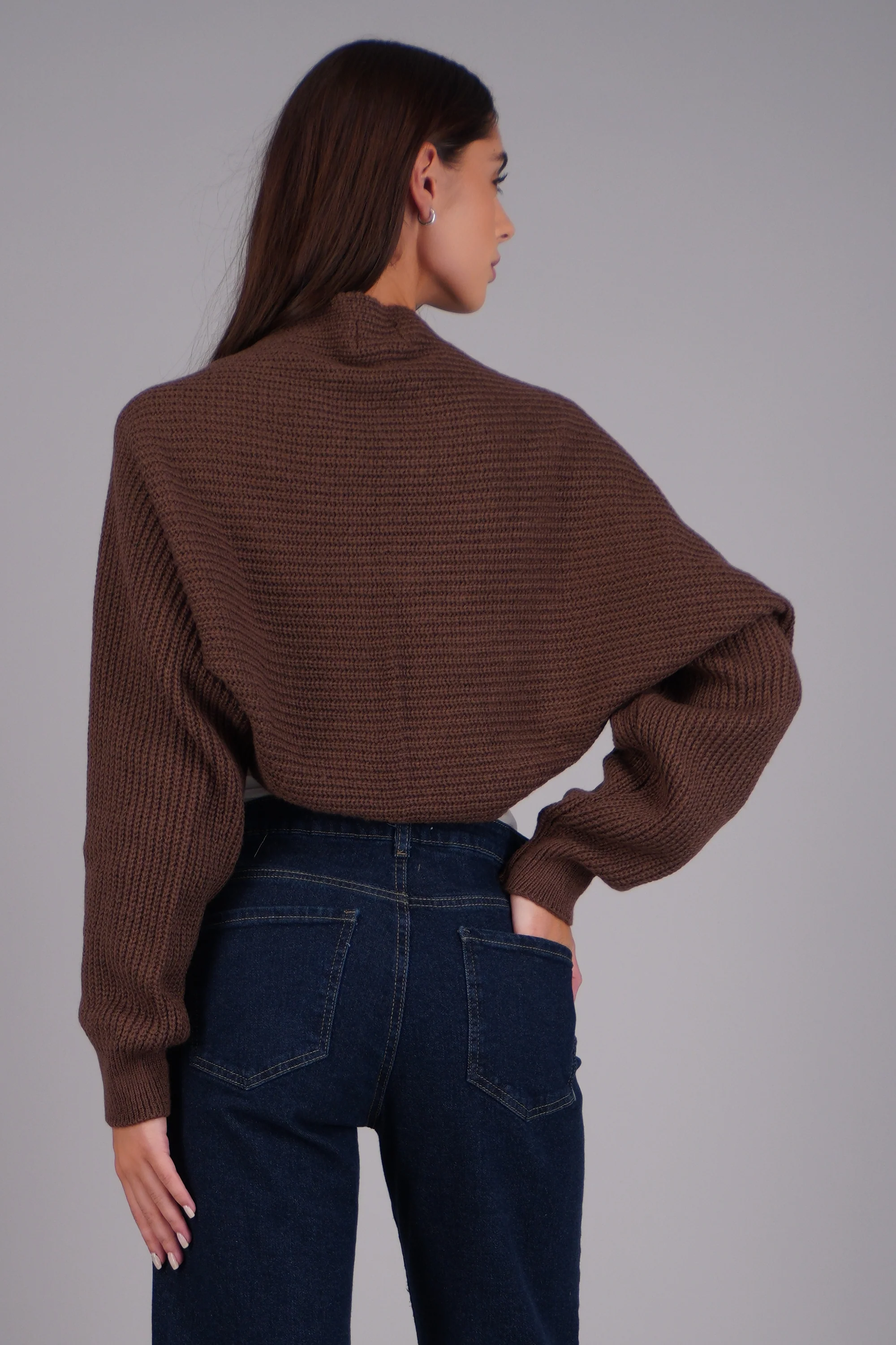 Cardigan bolero en tejido - Image 4