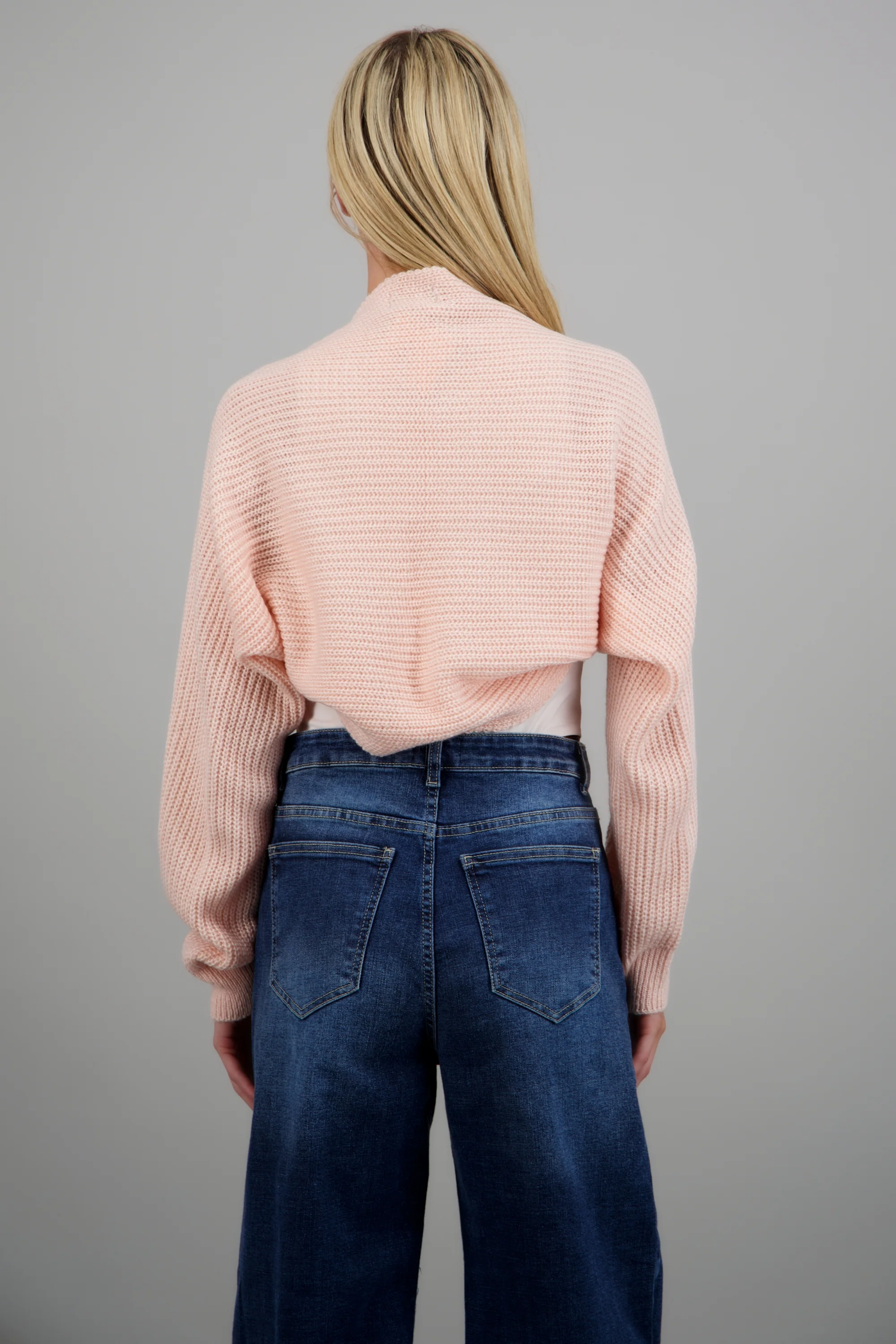 Cardigan bolero en tejido - Image 4