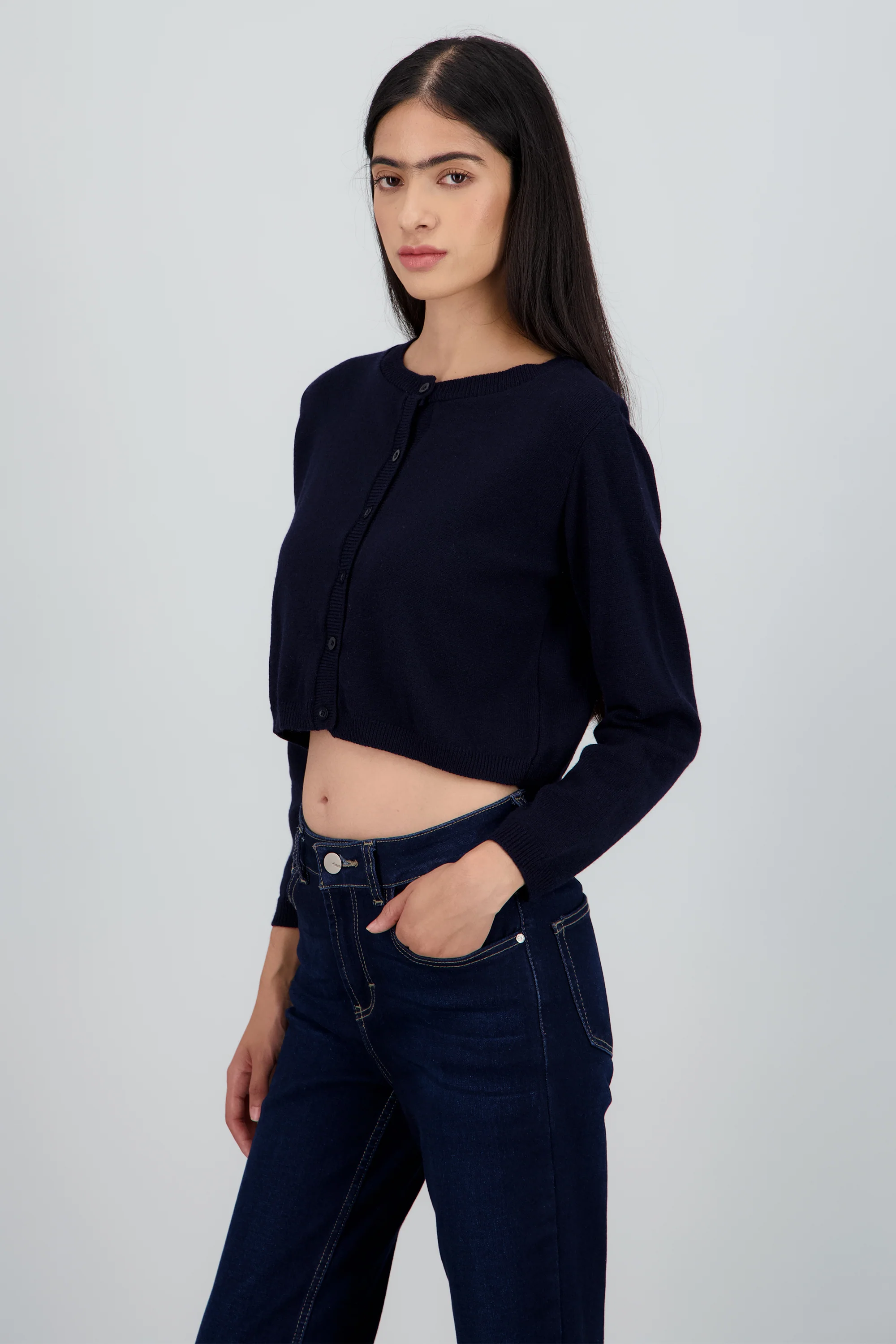 Cardigan cuello redondo - Image 3