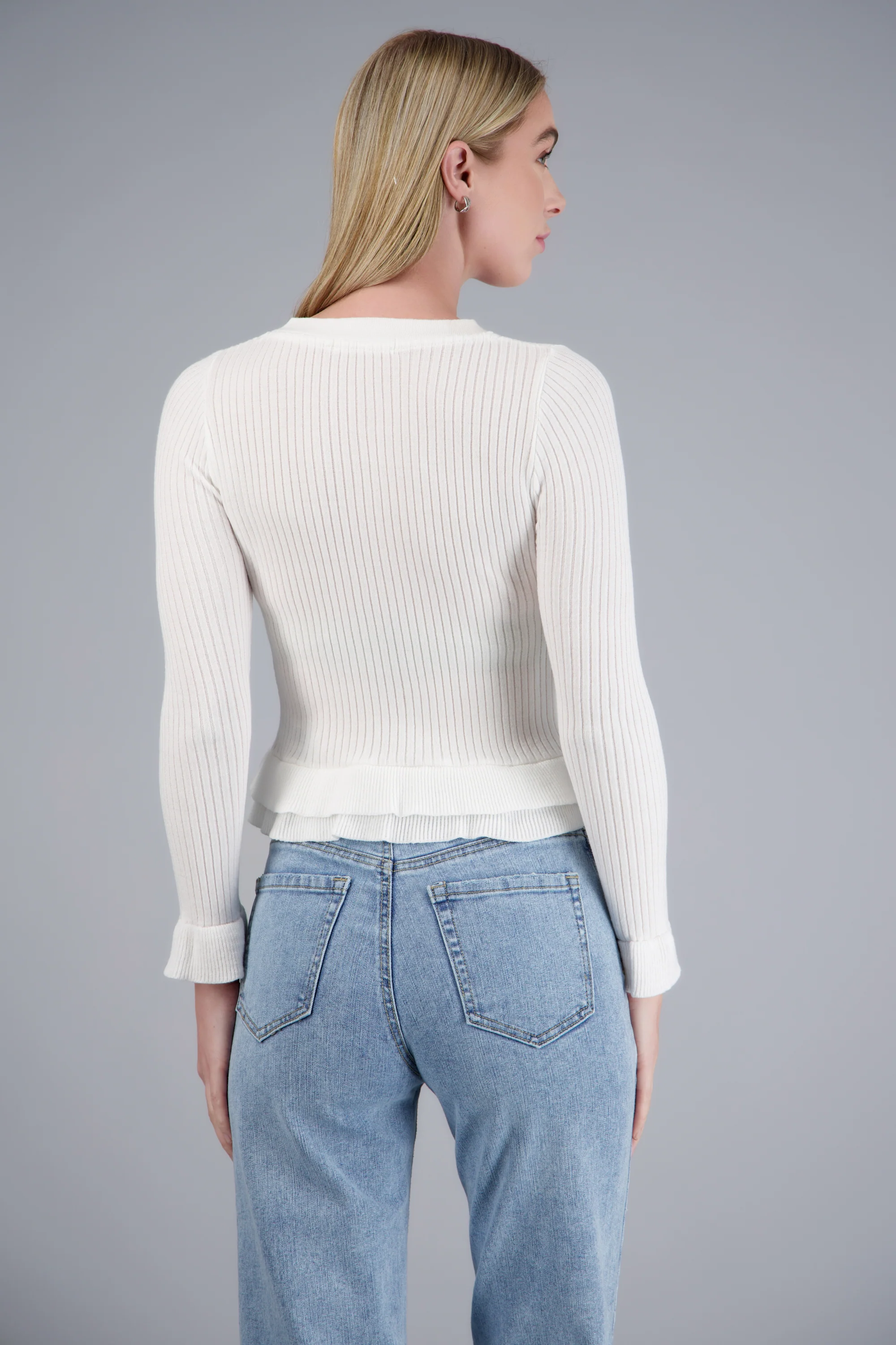 CARDIGAN LIGERO DET OLANES KNI - Image 4