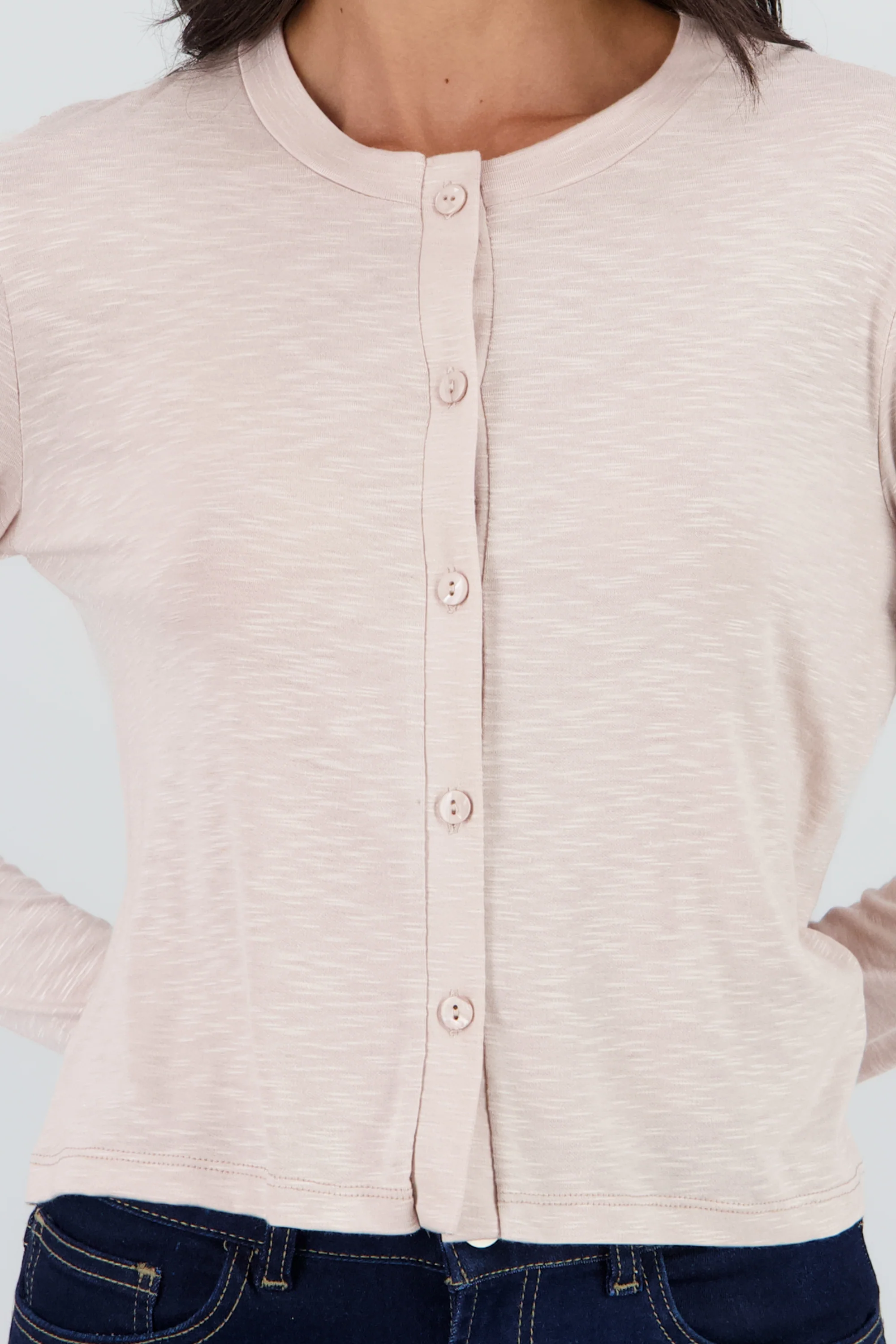 Cardigan ligero detalle botones manga larga - Image 5