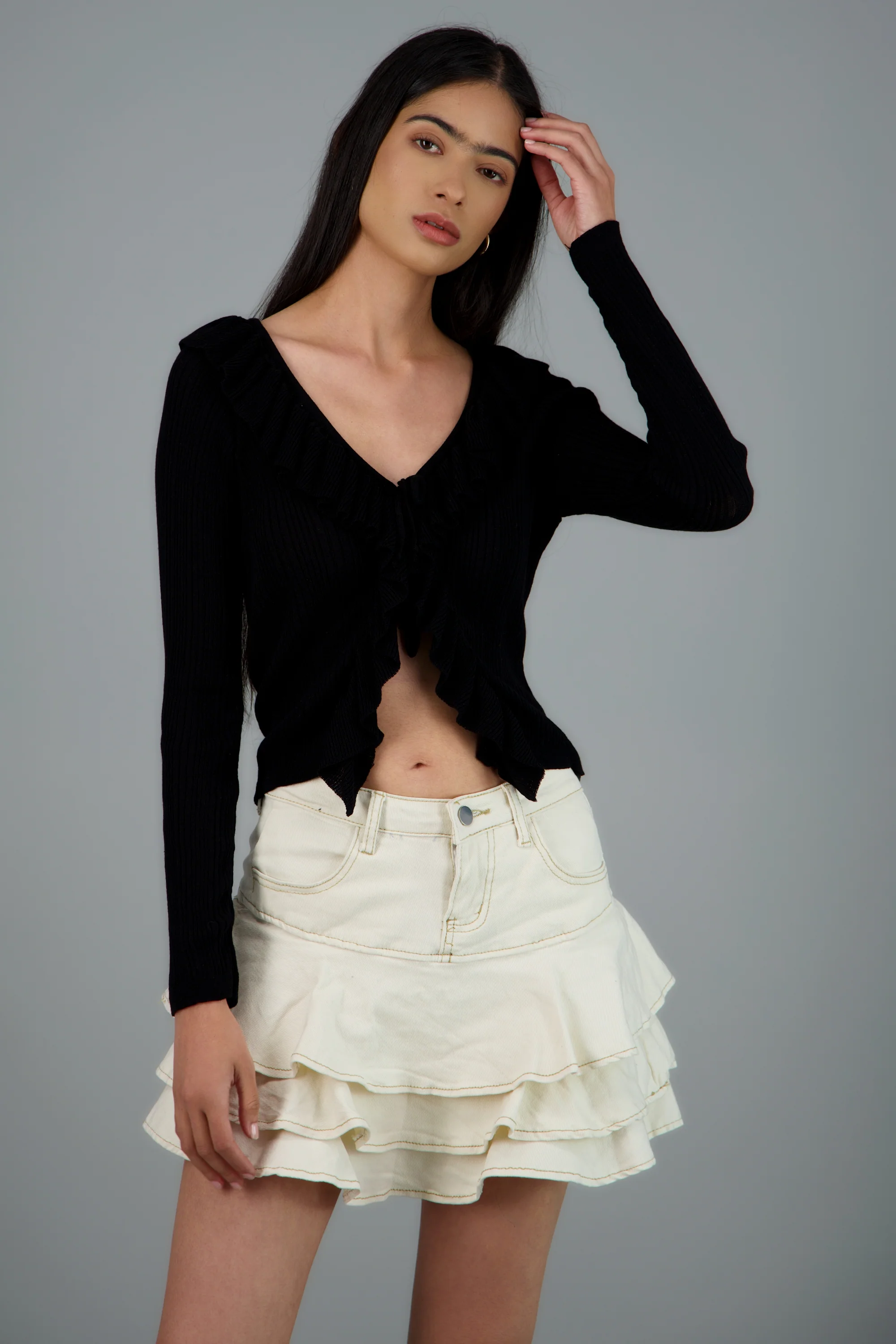 Cardigan ligero detalle olanes - Image 2