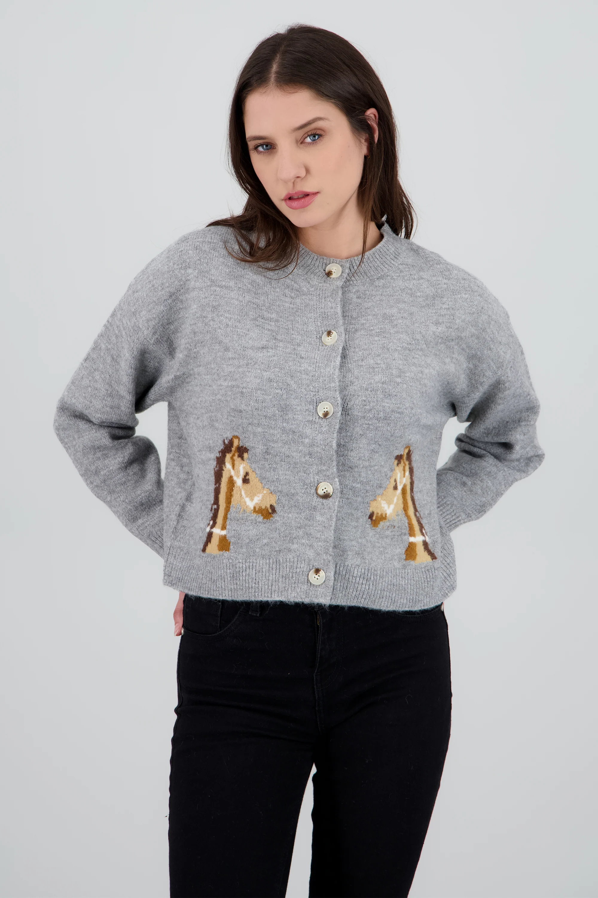 Cardigan tejido caballo - Image 2