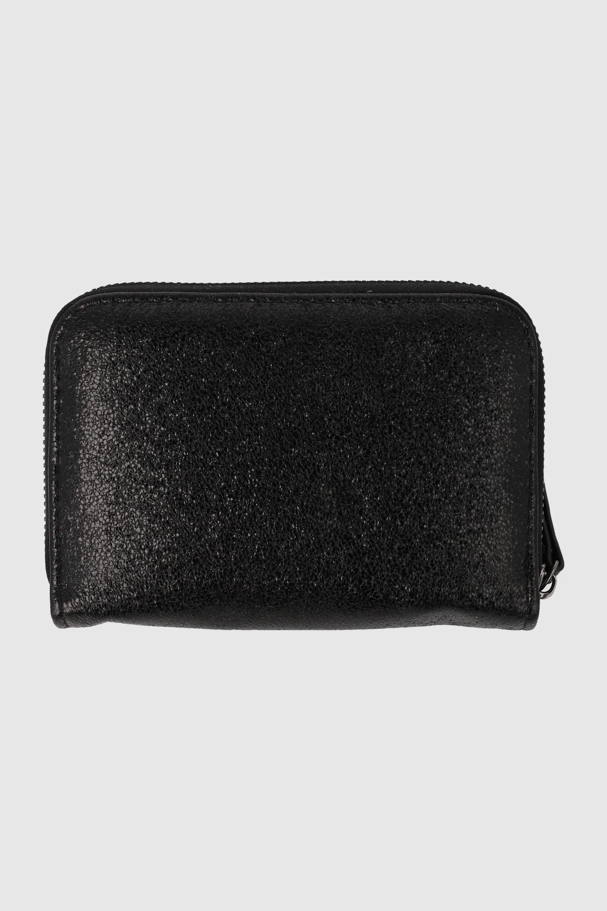 Cartera pequeña cierre studs metalizada