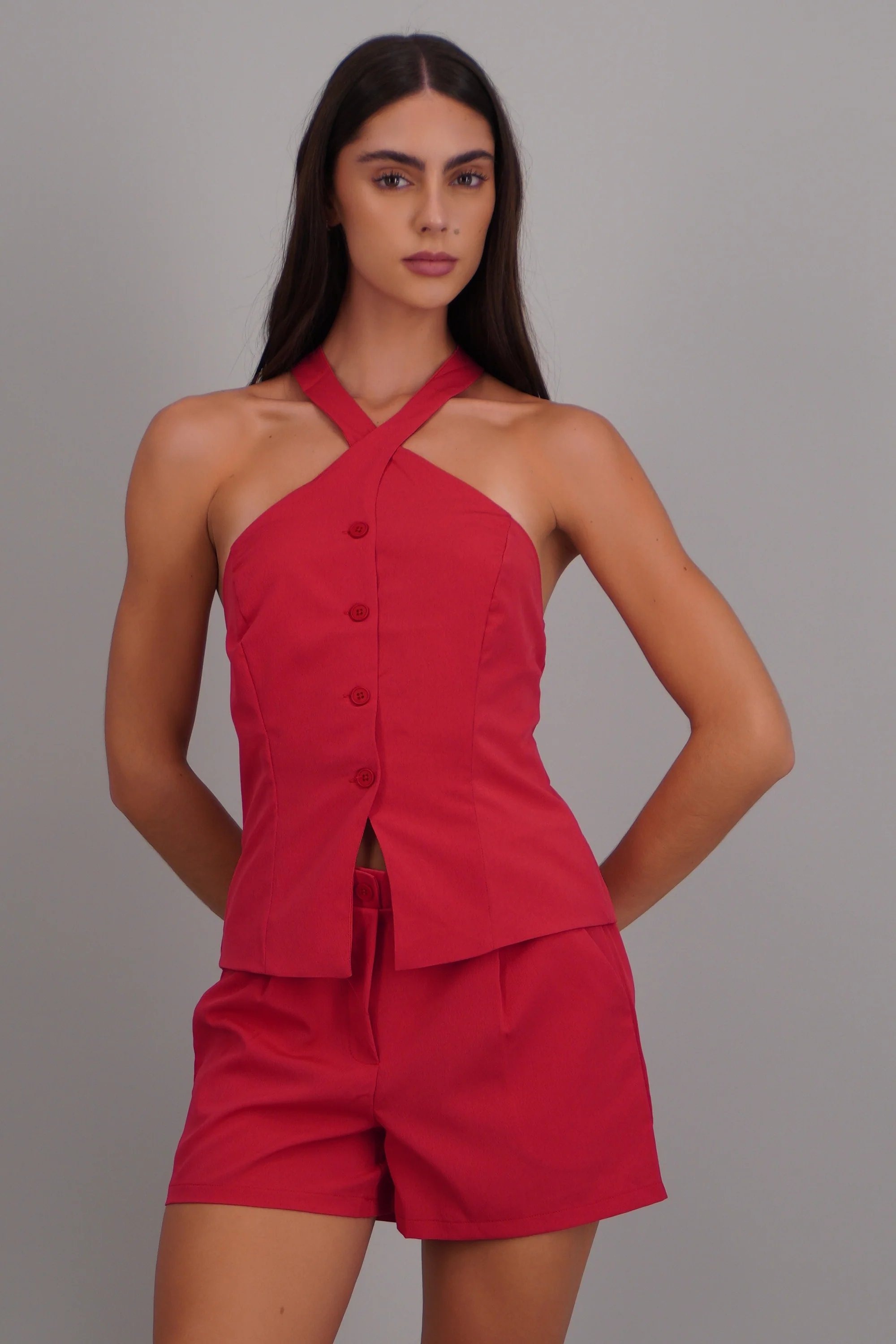 Chaleco cruce halter