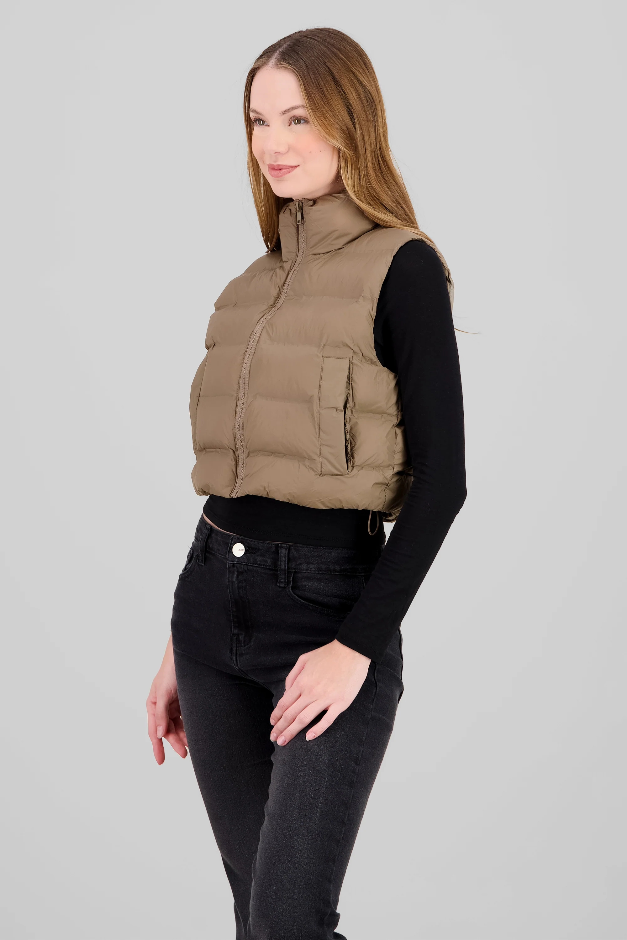 Chaleco liso capitonado - Image 3