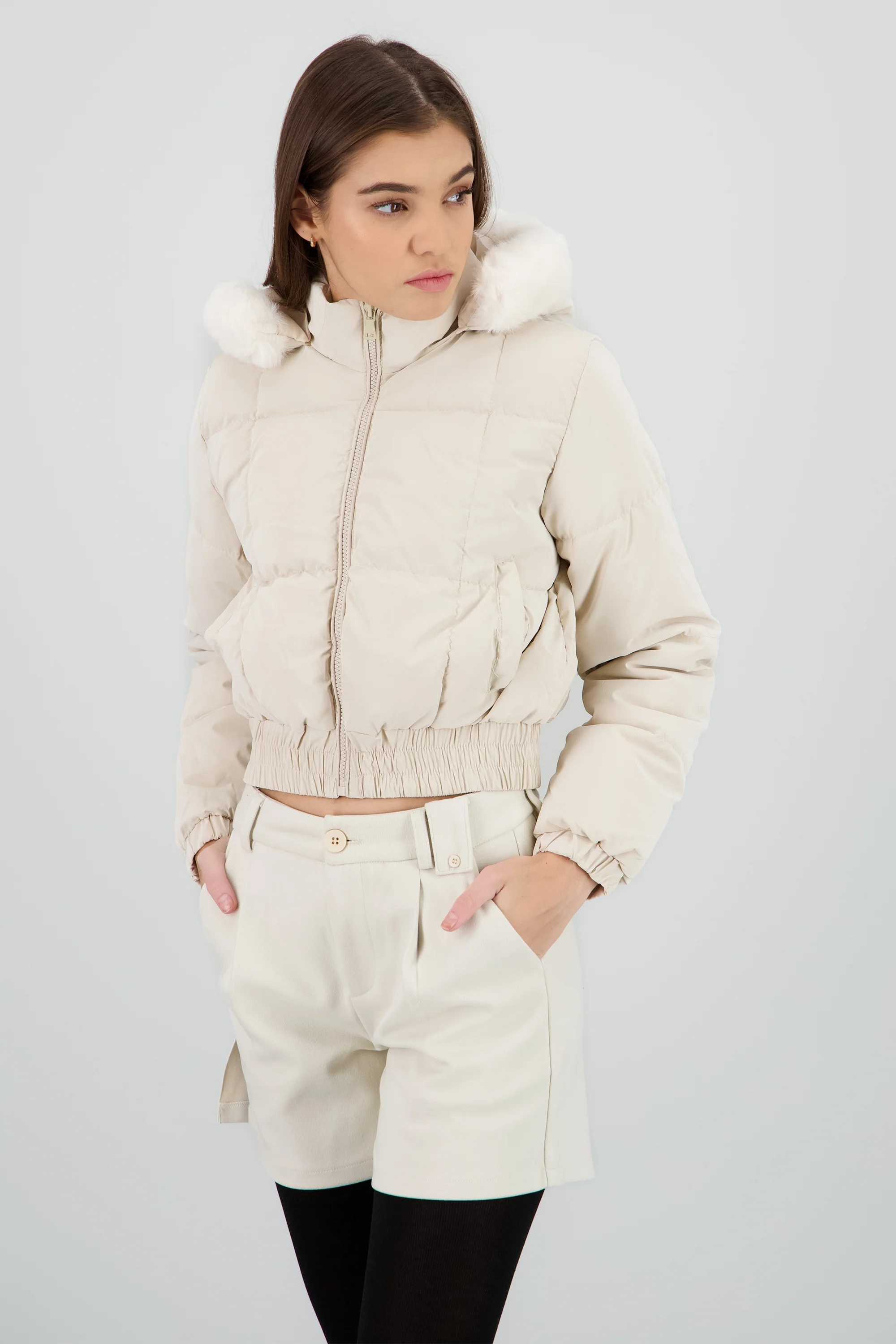 Chamarra con gorro peluche - Image 2
