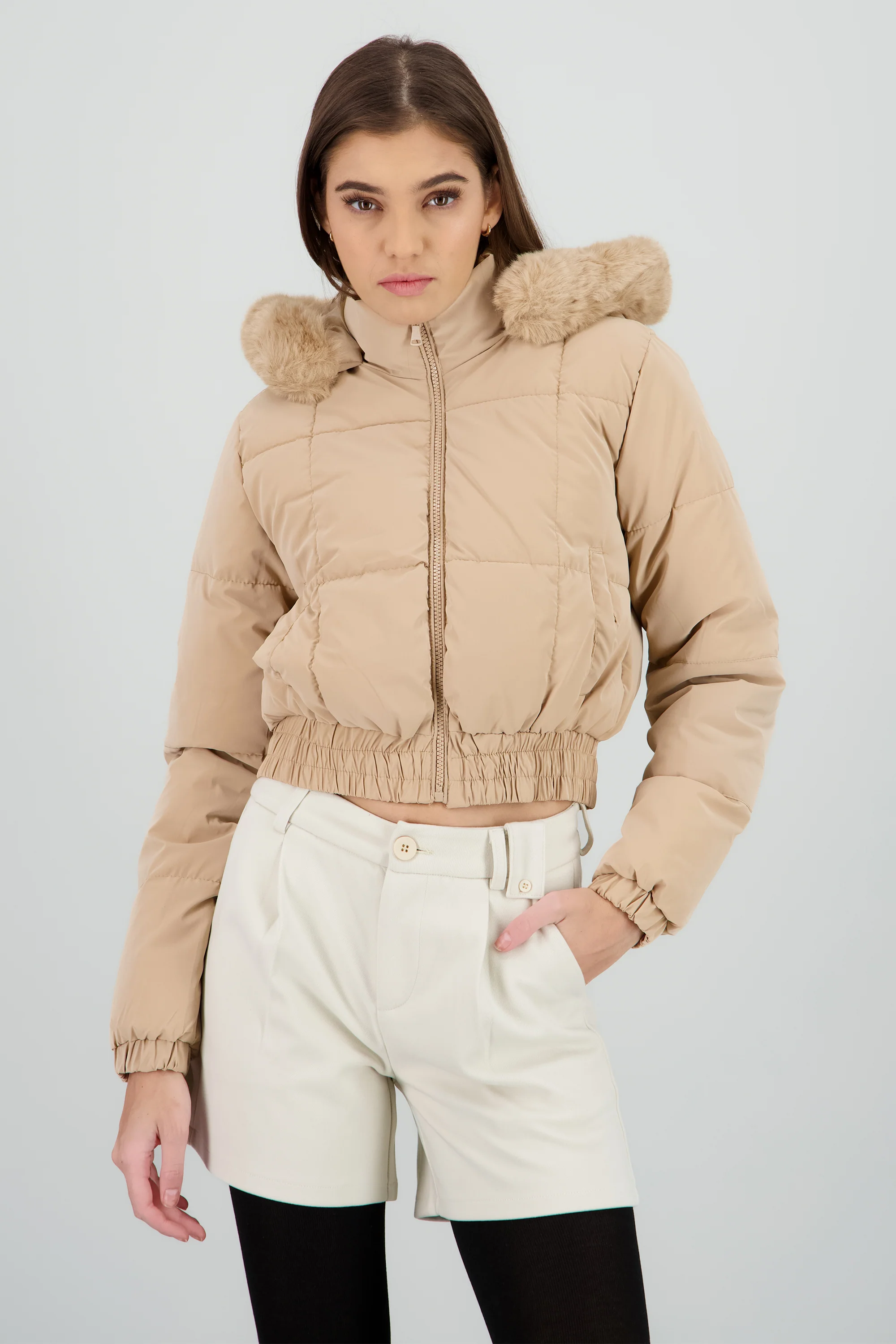 Chamarra con gorro peluche - Image 2