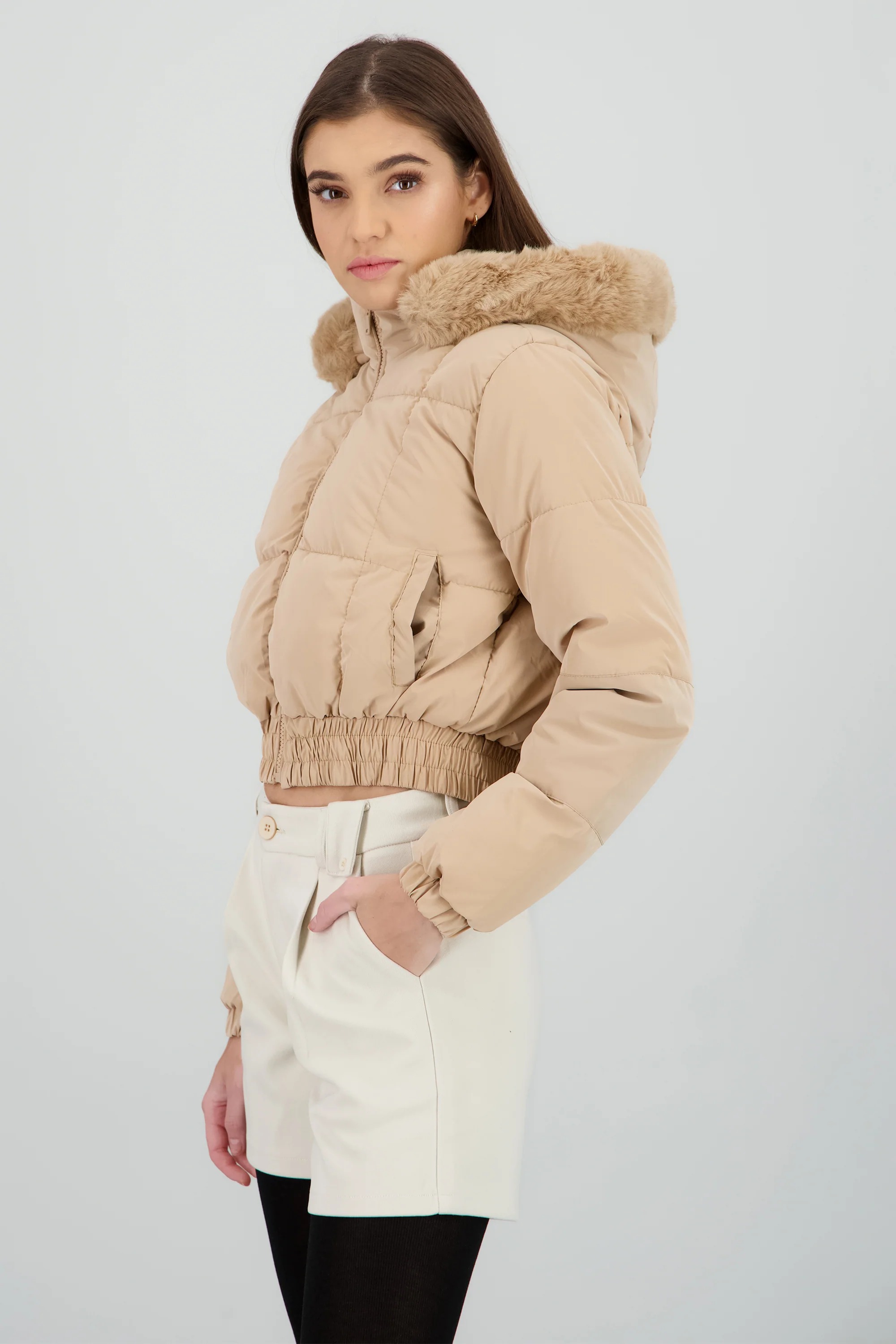 Chamarra con gorro peluche - Image 3