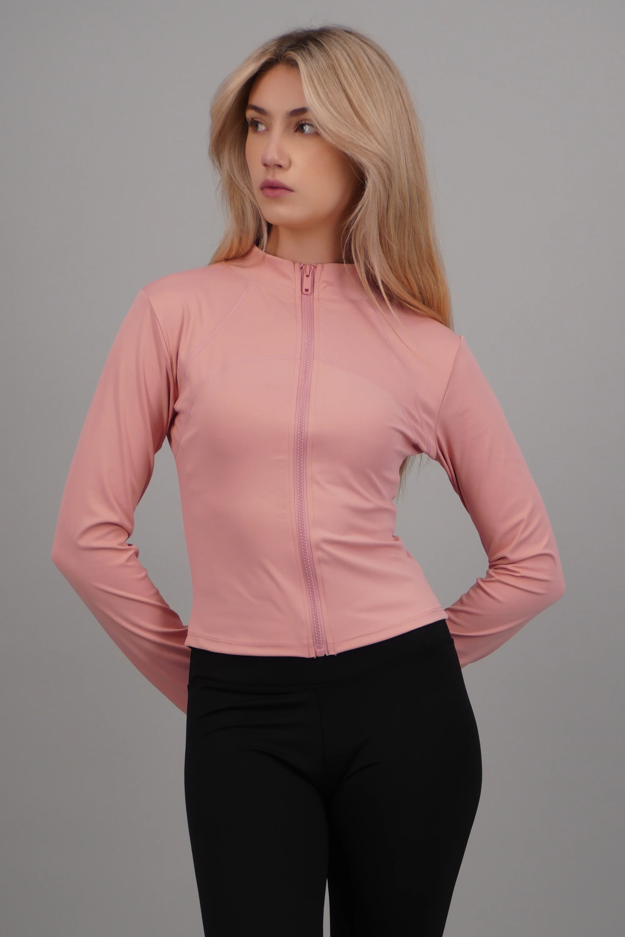 Chamarra con zipper deportiva - Image 2