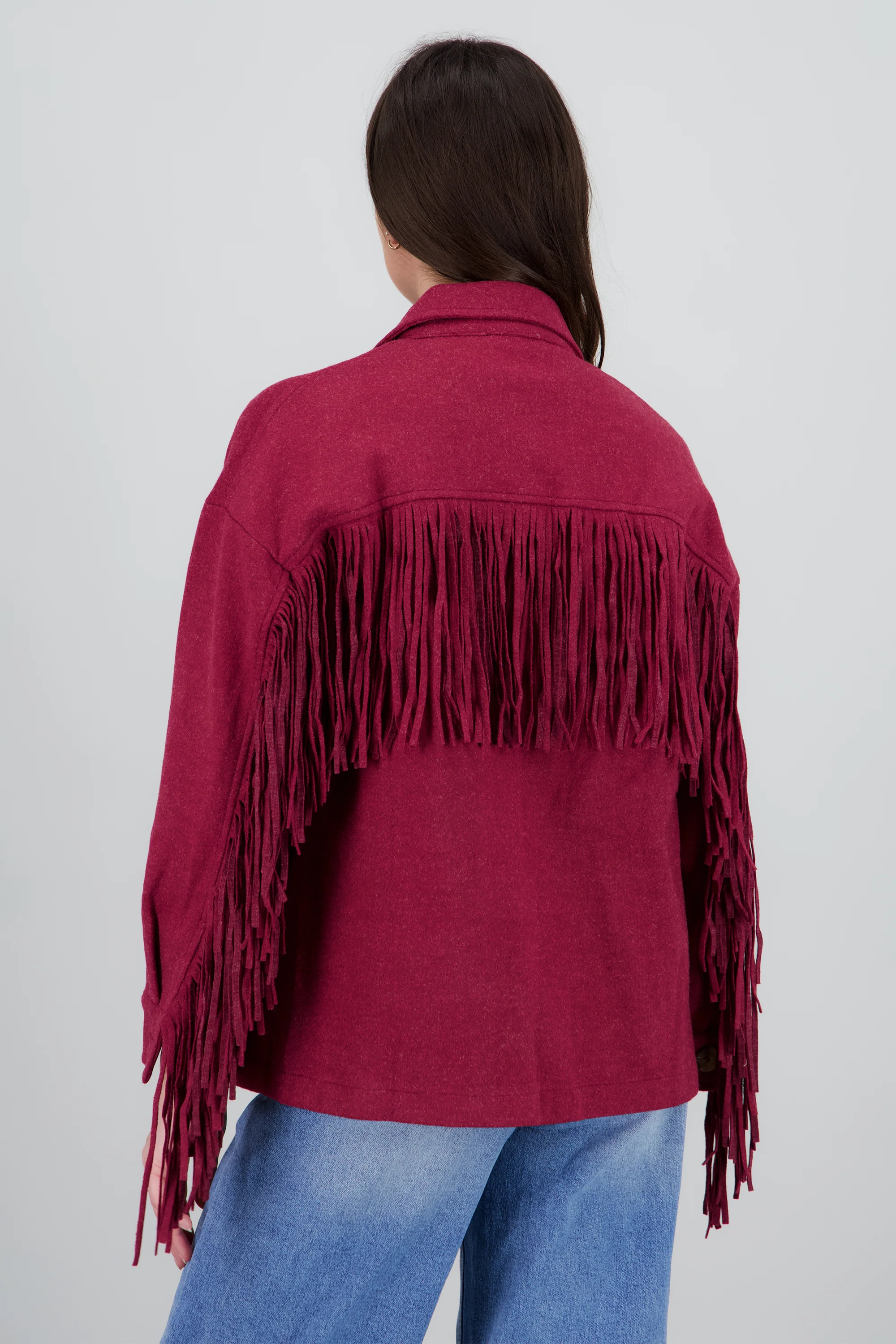 CHAMARRA DETALLE FRINGE - Image 4