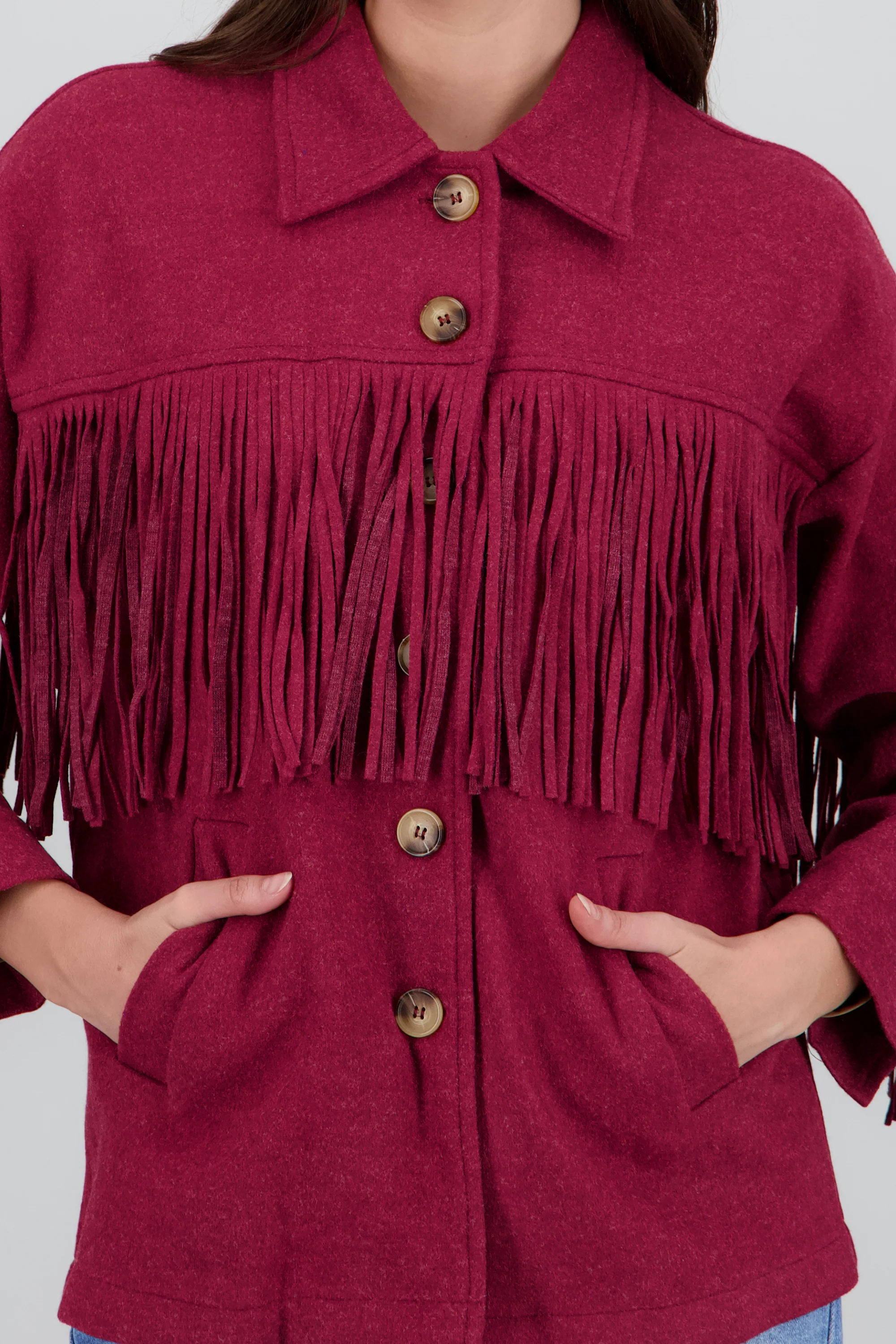 CHAMARRA DETALLE FRINGE - Image 5
