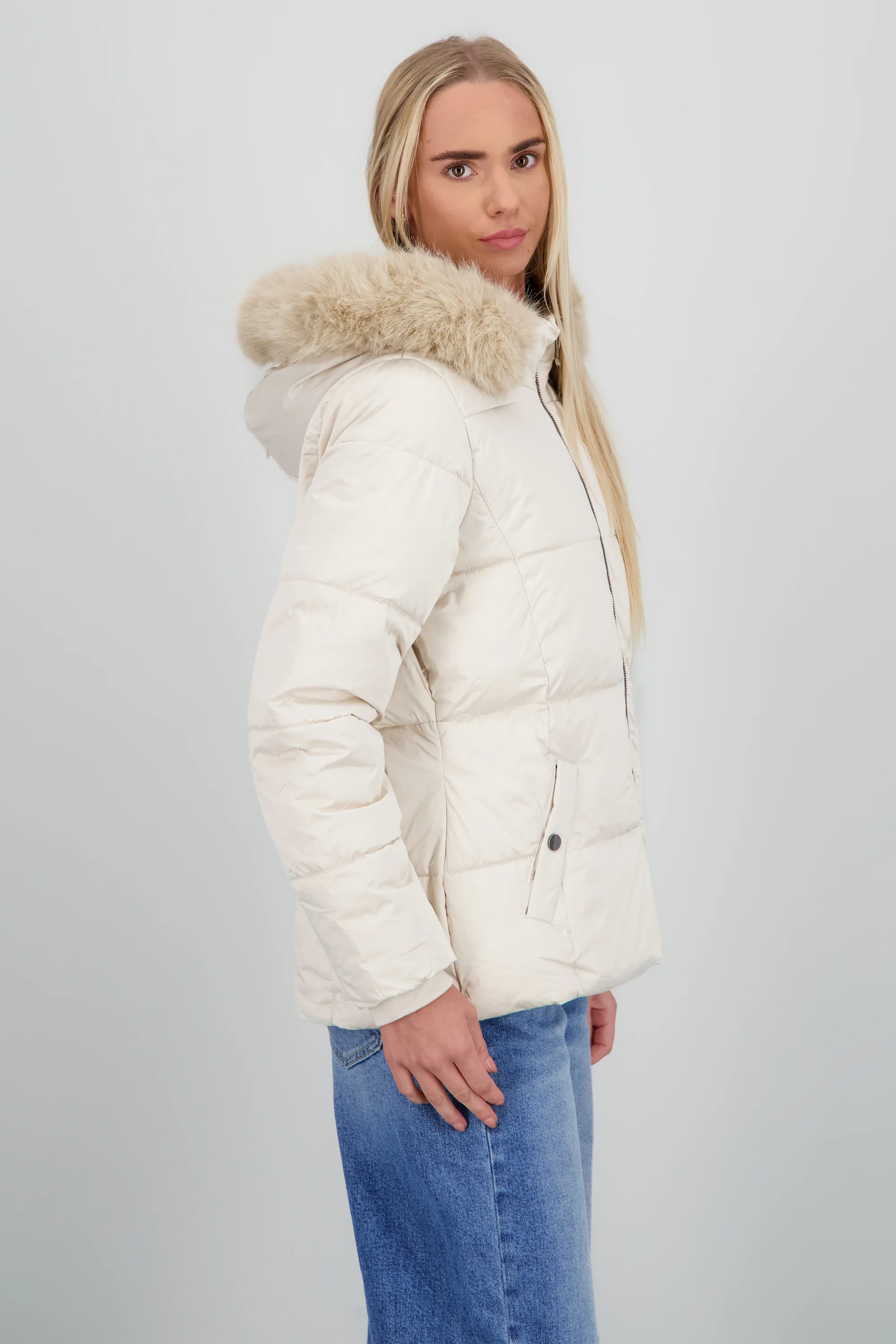 Chamarra puffer det peluche - Image 3