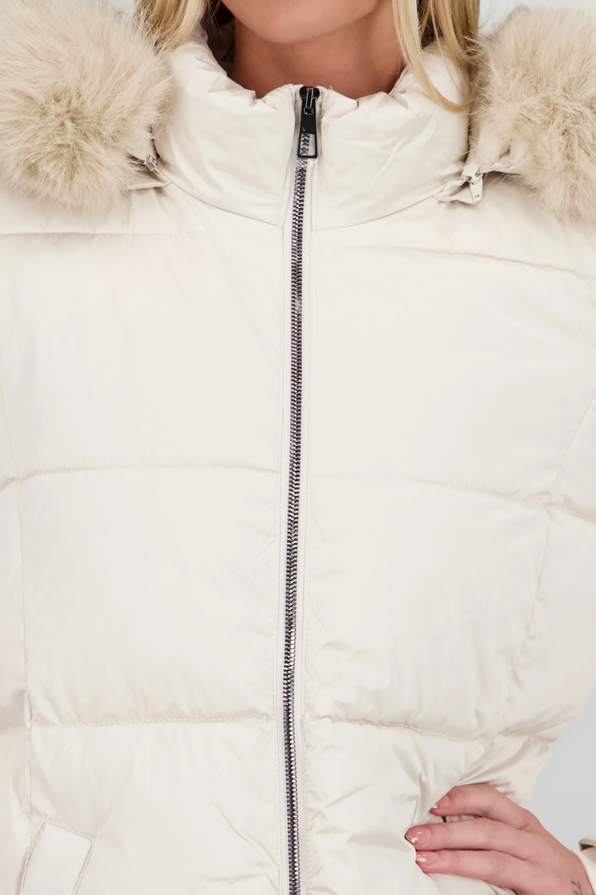 Chamarra puffer det peluche - Image 5