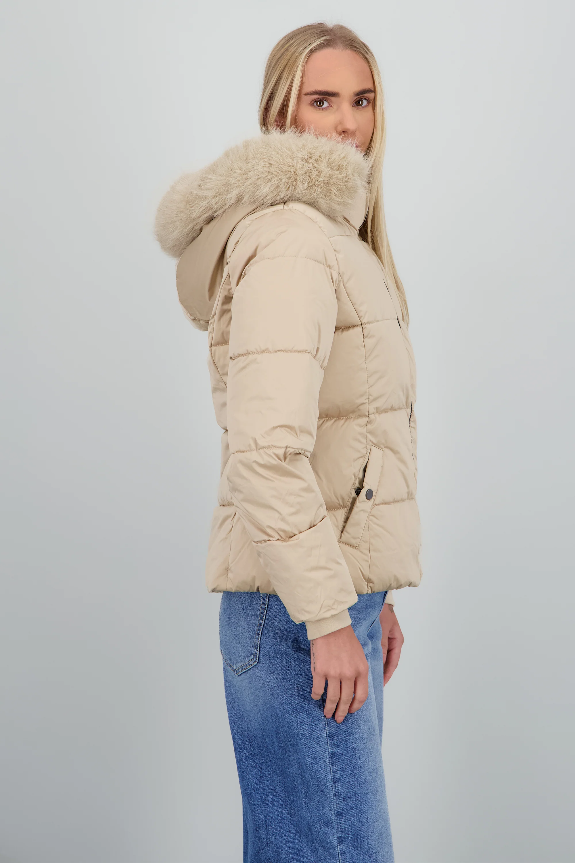 Chamarra puffer det peluche - Image 3