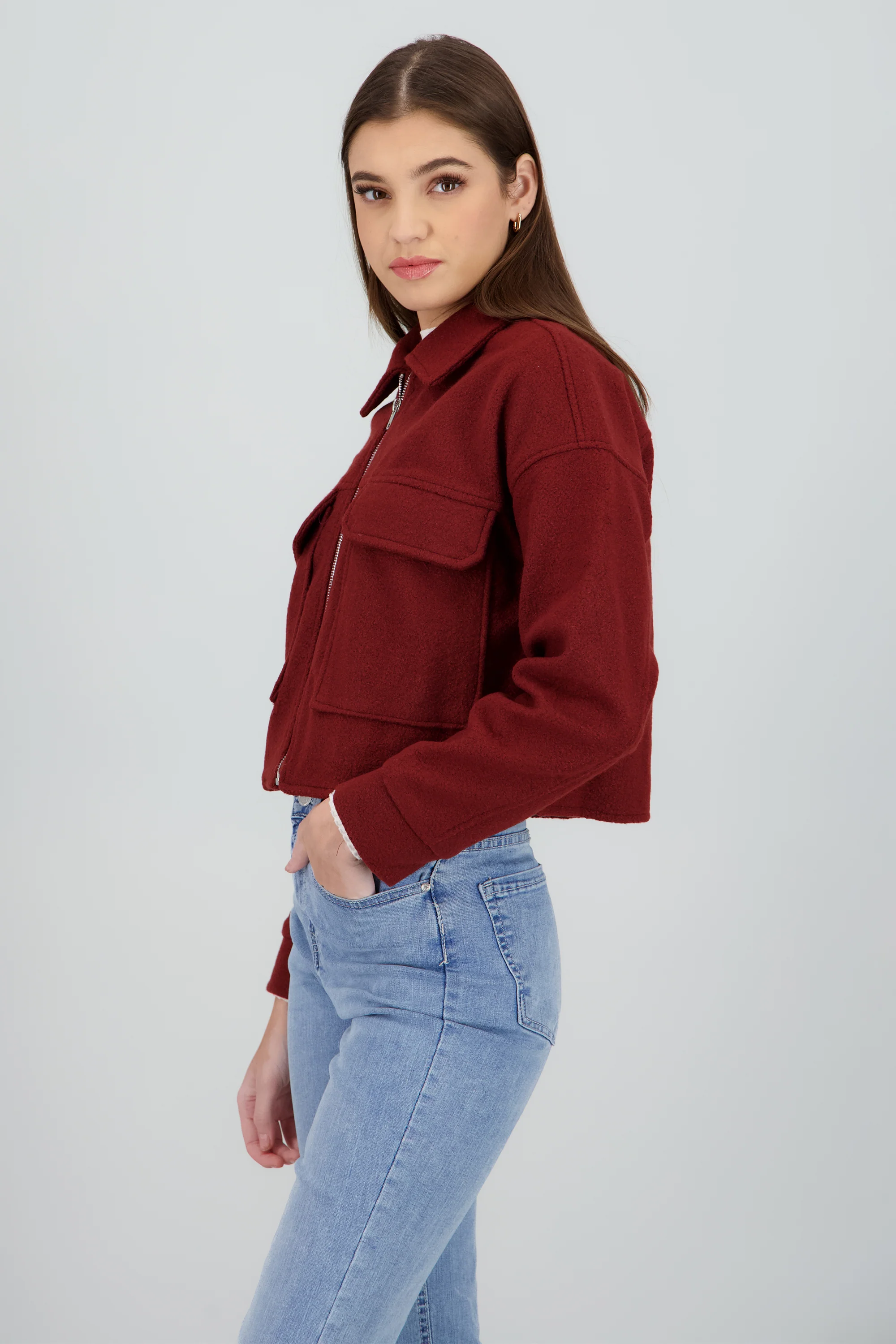 Chamarra suave con bolsas - Image 3