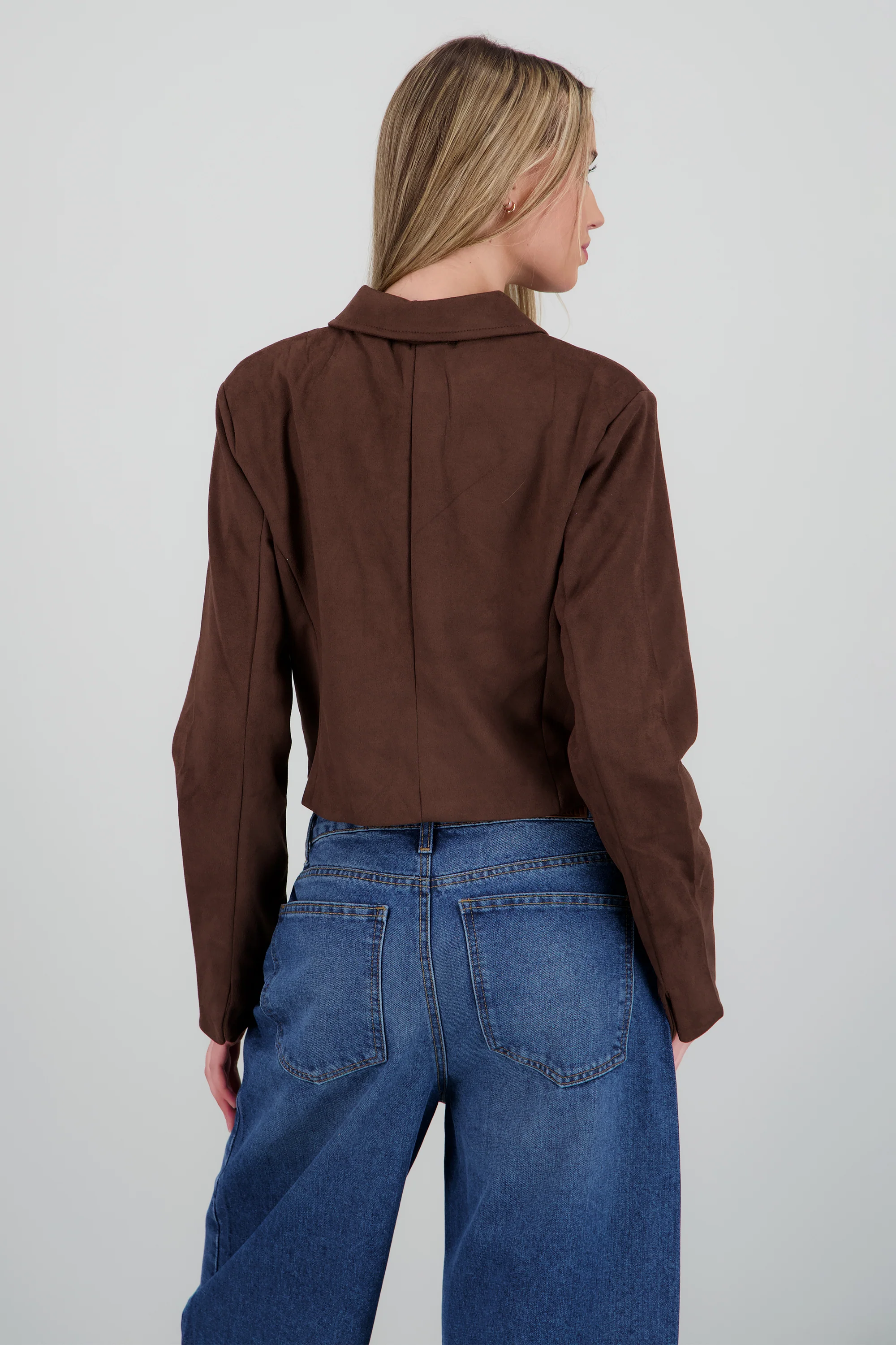 Chamarra suede botones - Image 4