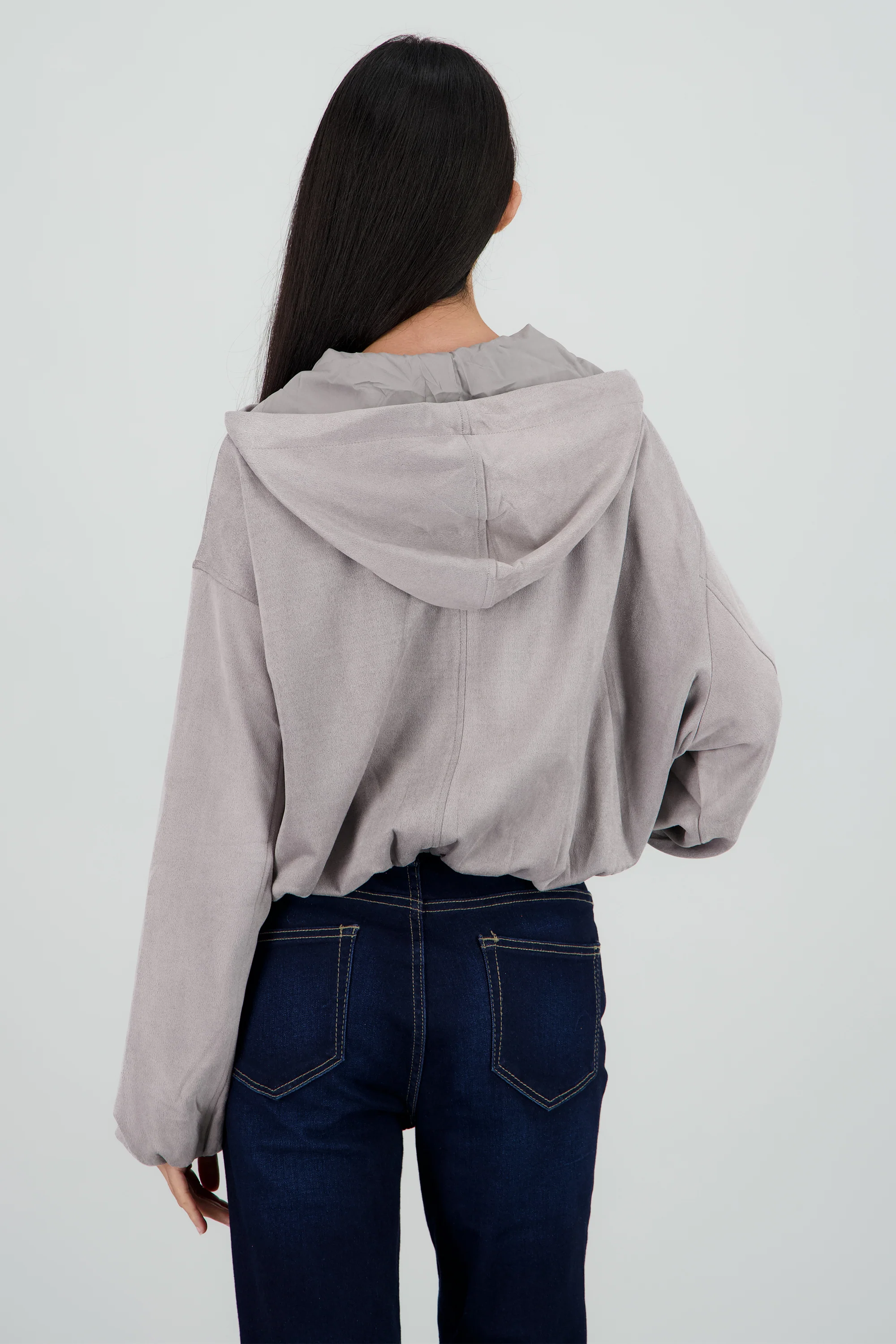 Chamarra suede cierre - Image 4