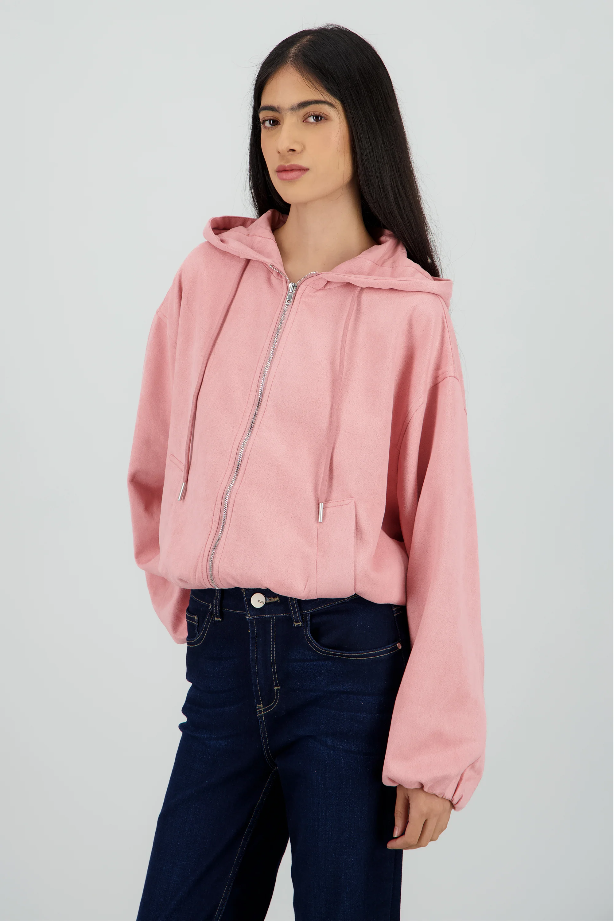 Chamarra suede cierre - Image 3