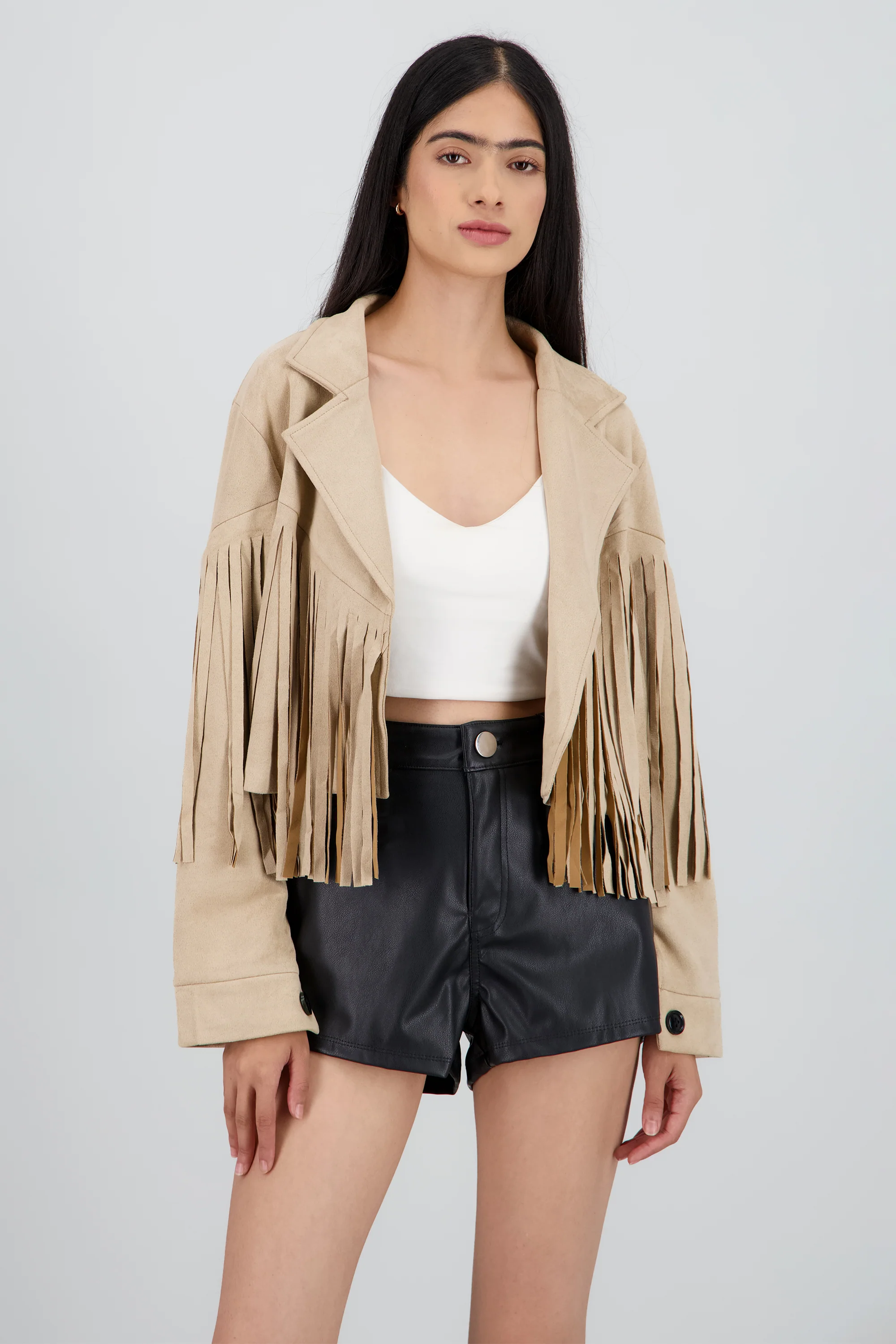 CHAMARRA SUEDE DET FLECOS