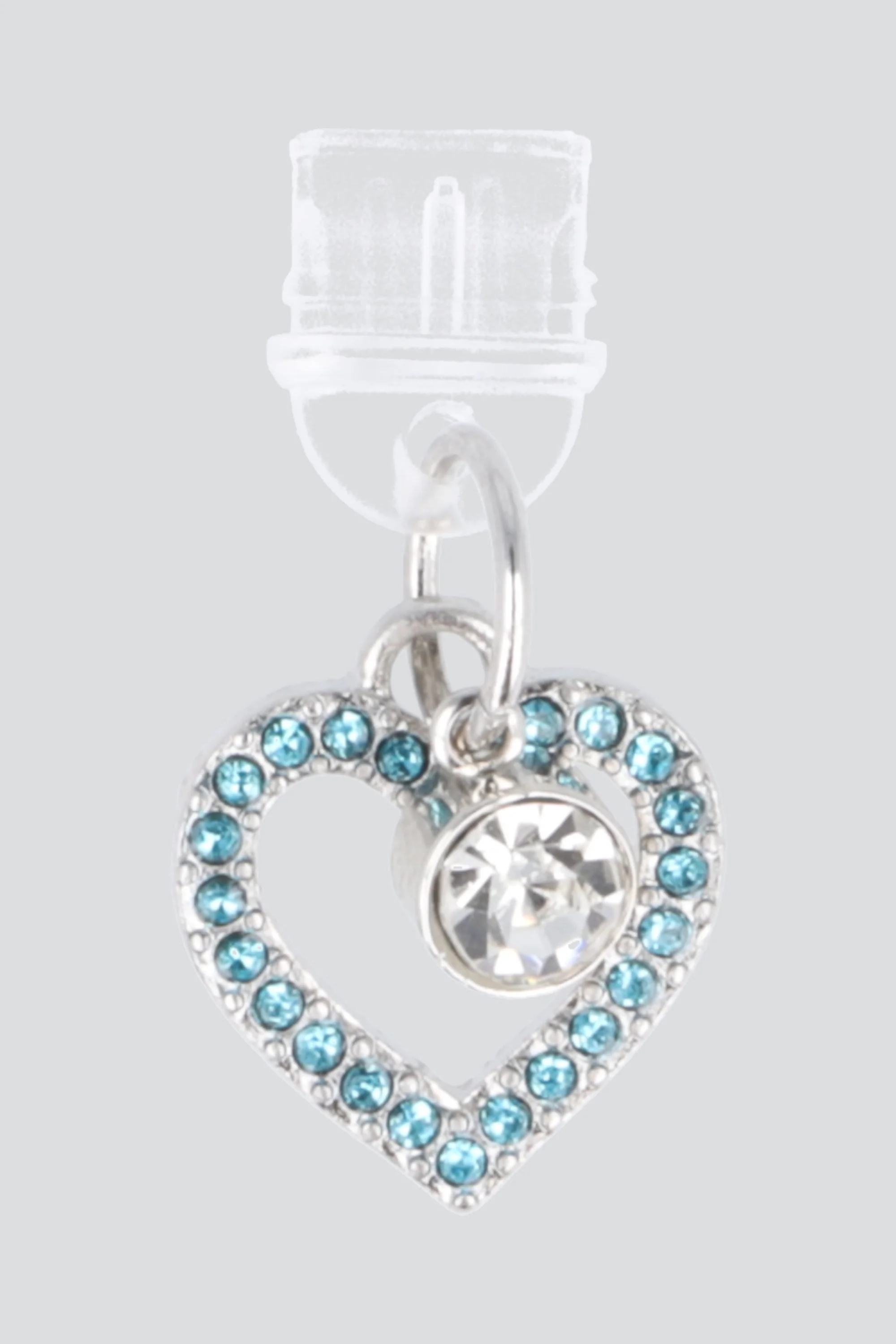 Charm cel corazon brillos