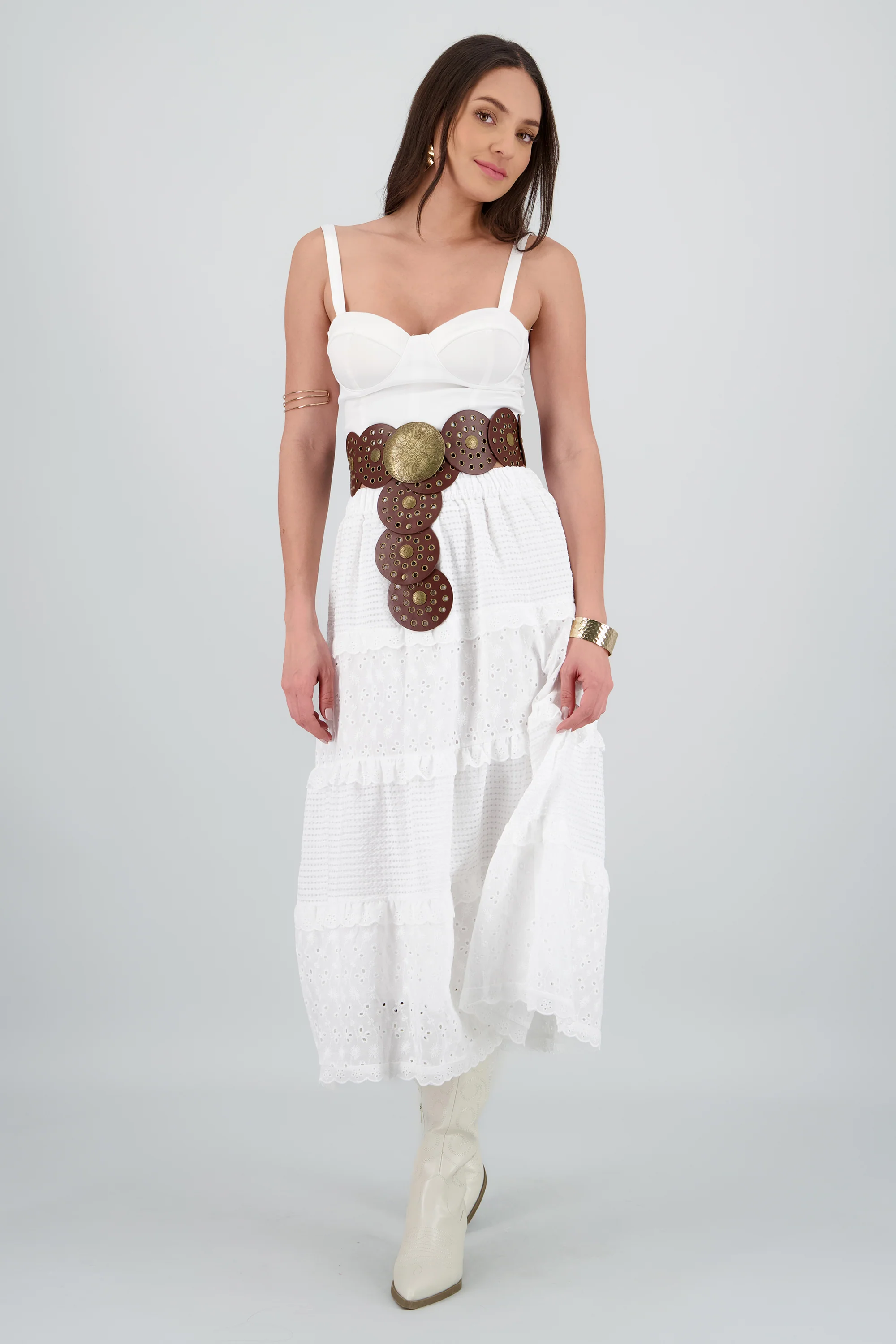 Cinturon boho circulos eyelets - Image 2