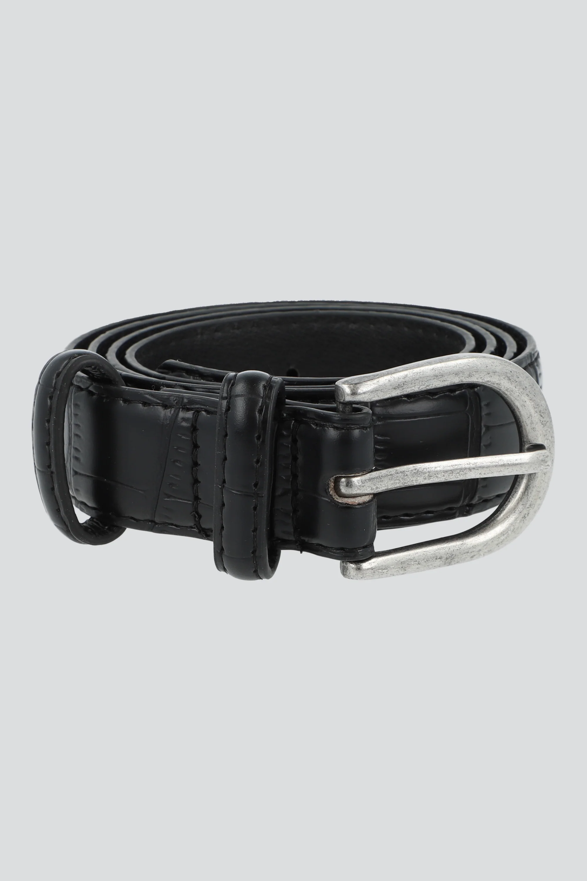 Cinturon textura croco