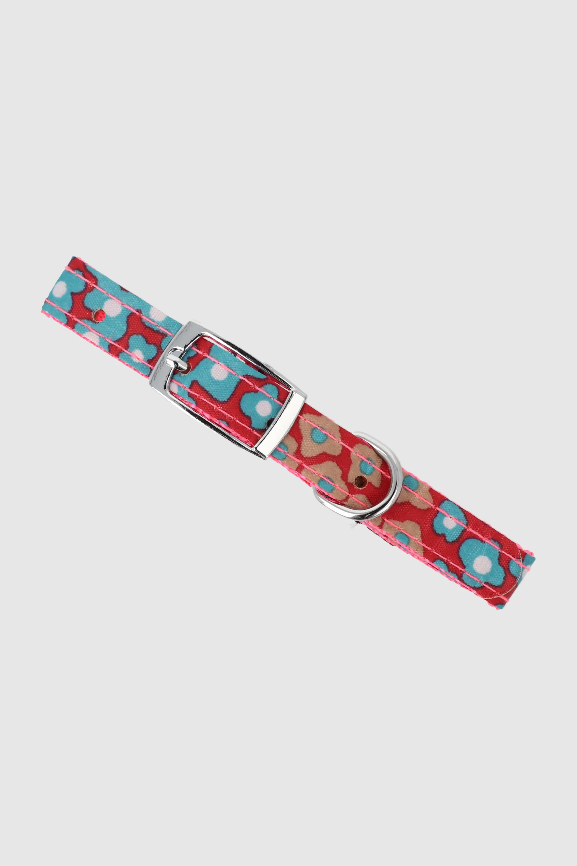 Collar delgado mascota flor