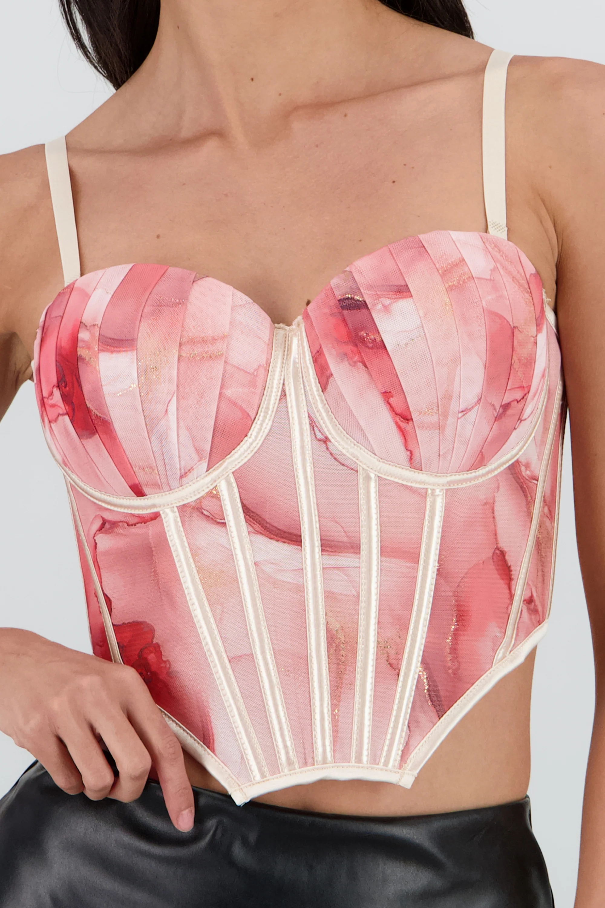 Corset copas estampado marmol - Image 5