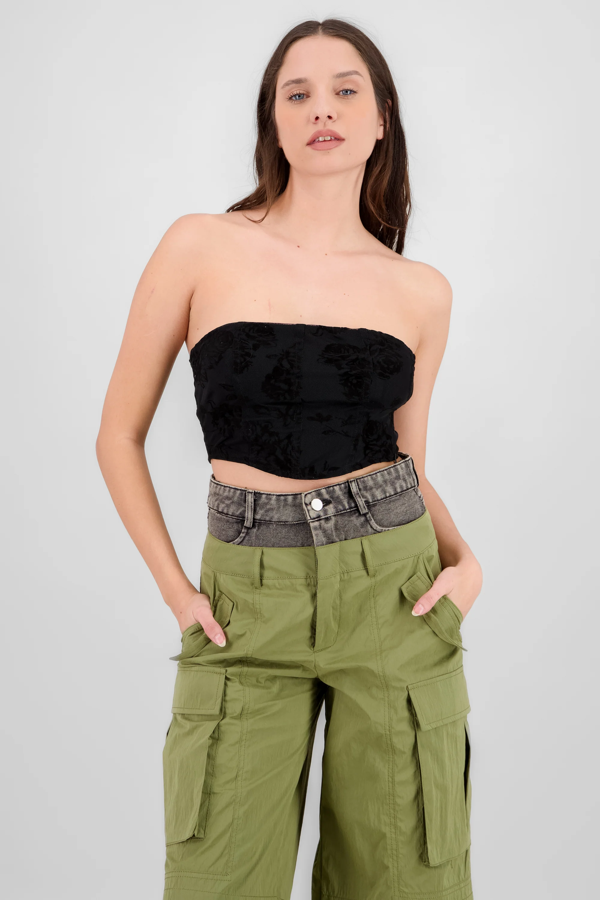 Corset crop flock