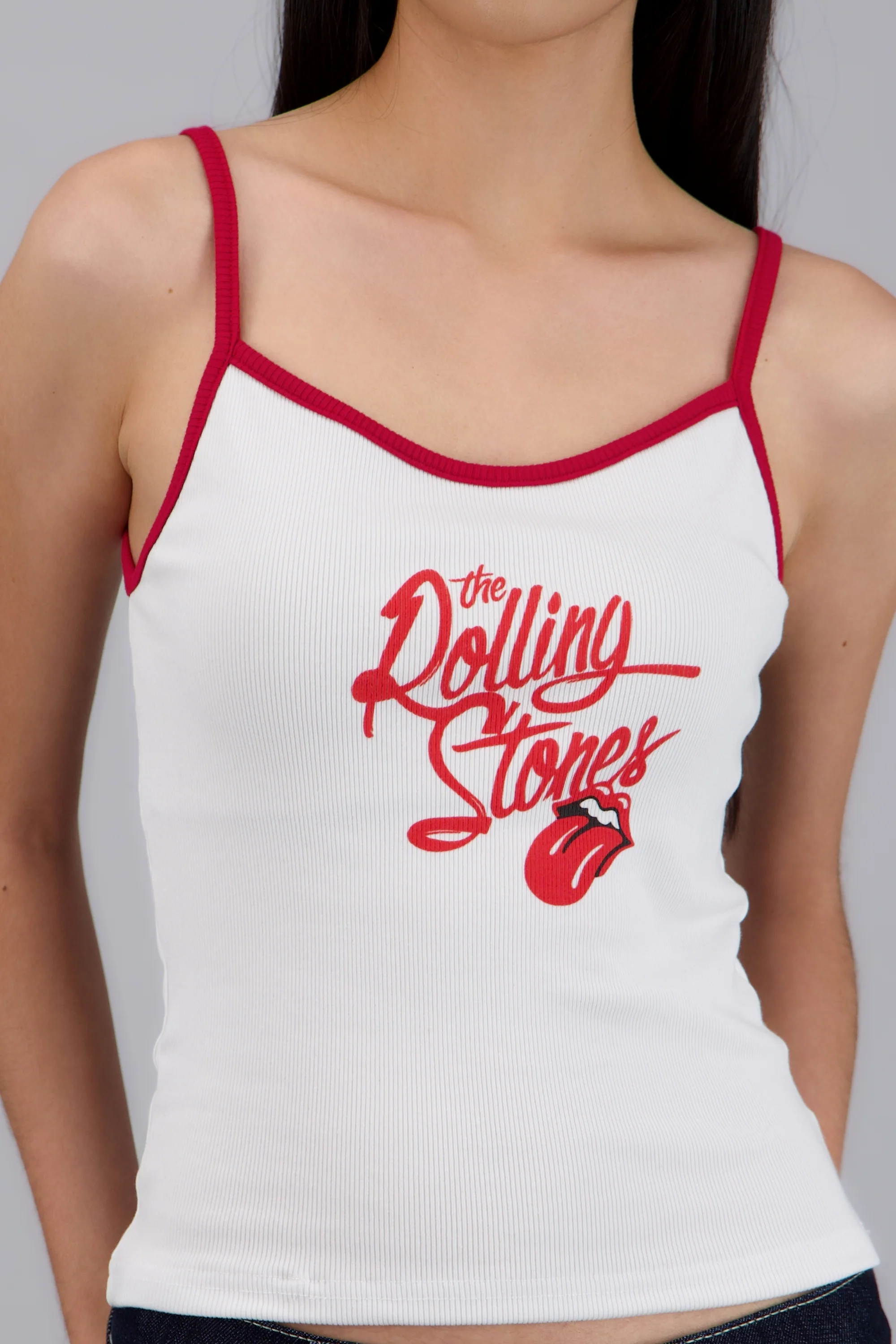 Crop tirantes contrastes Rolling Stones - Image 5