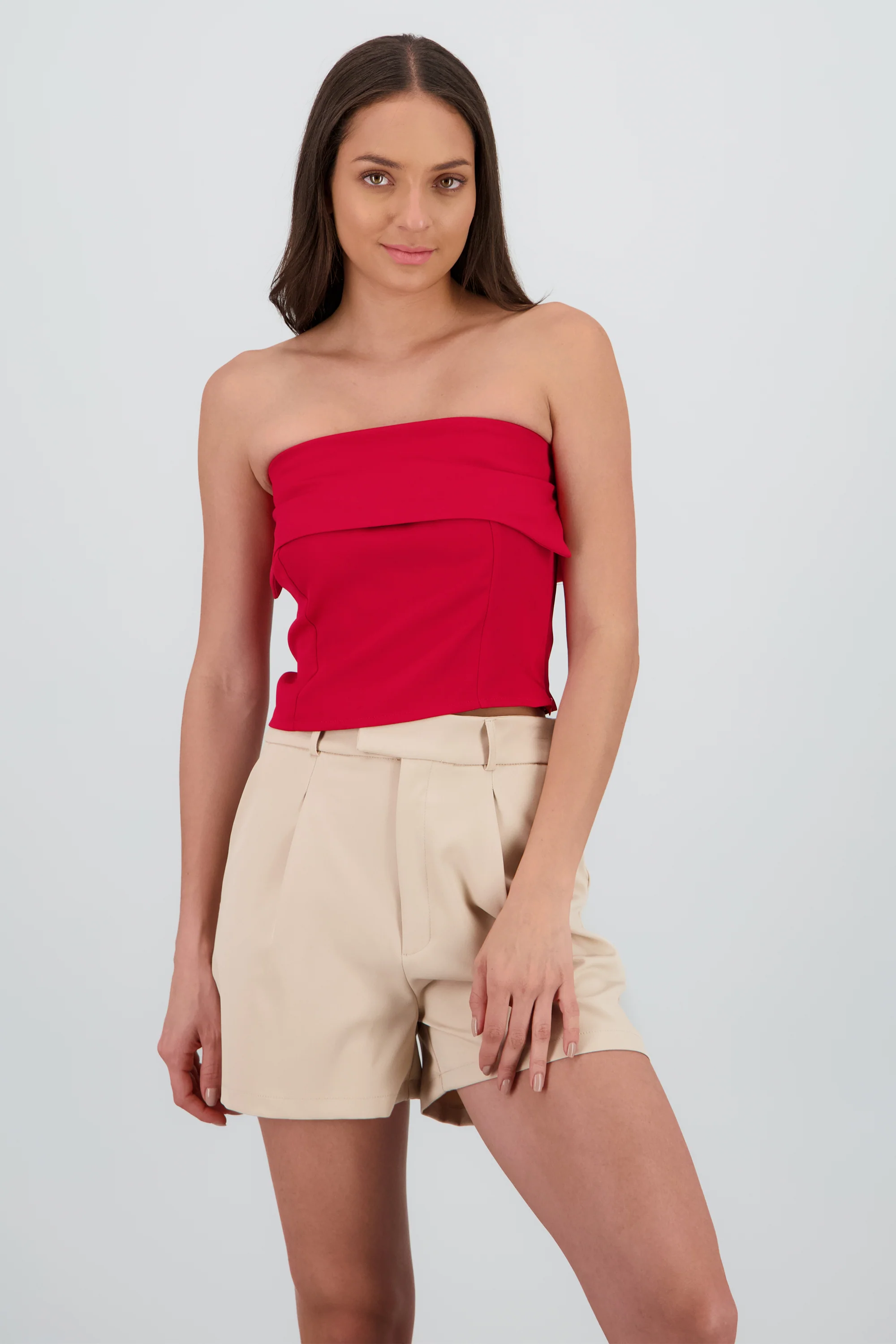 Crop top con dobles