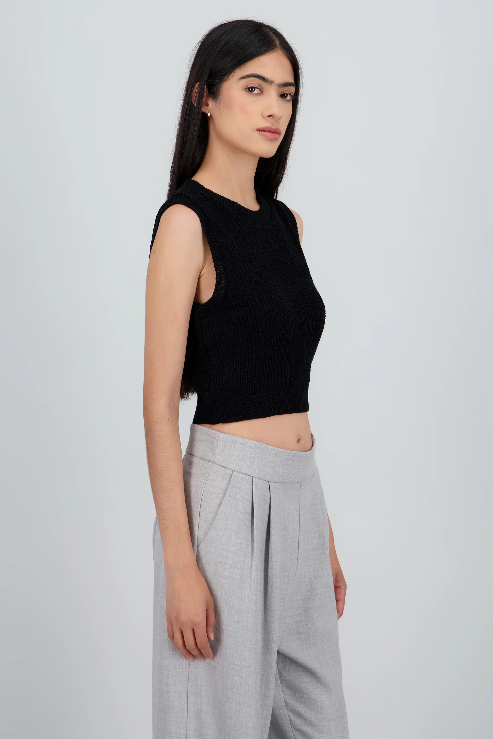 Crop top tejido de punto - Image 3