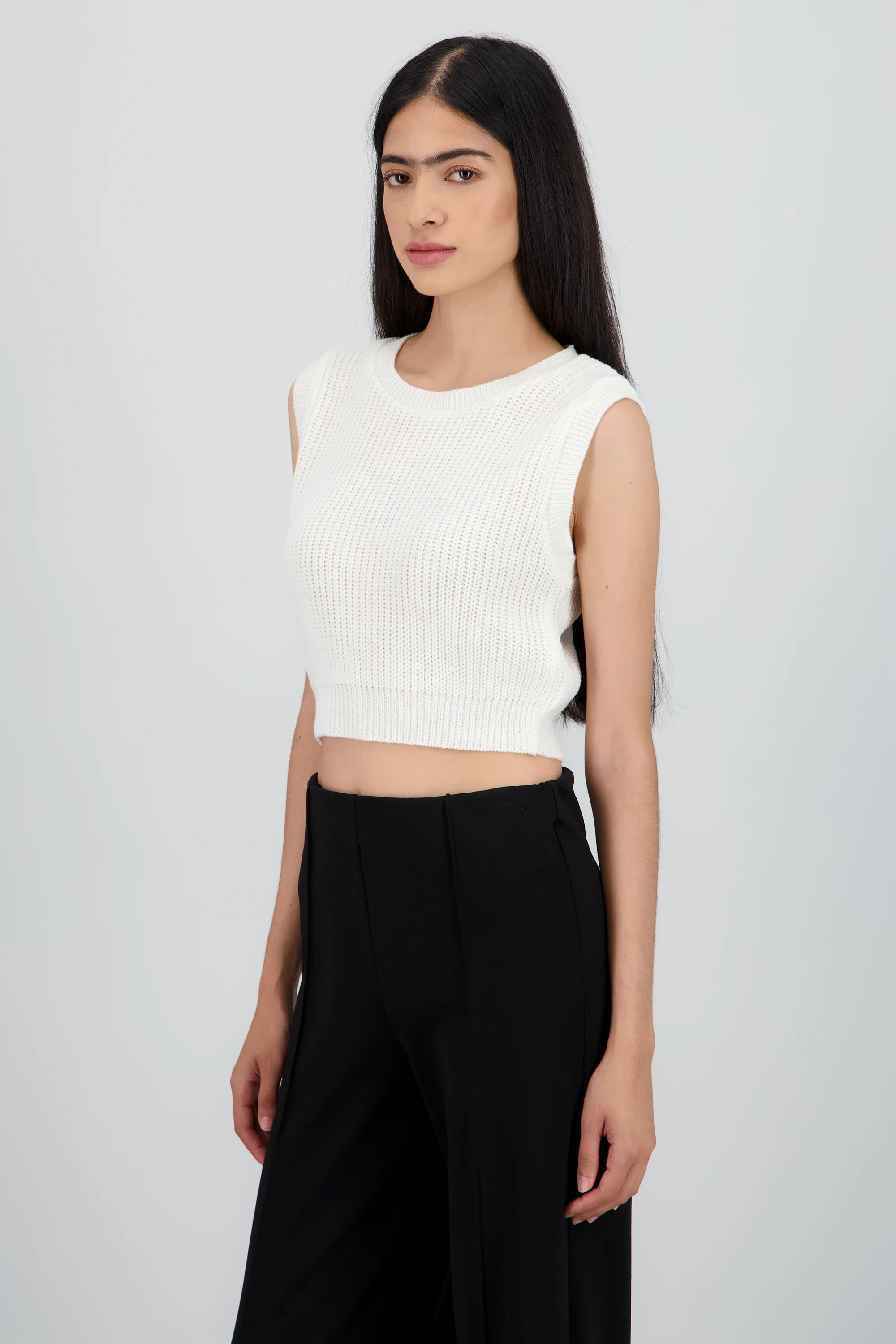 Crop top tejido de punto - Image 3