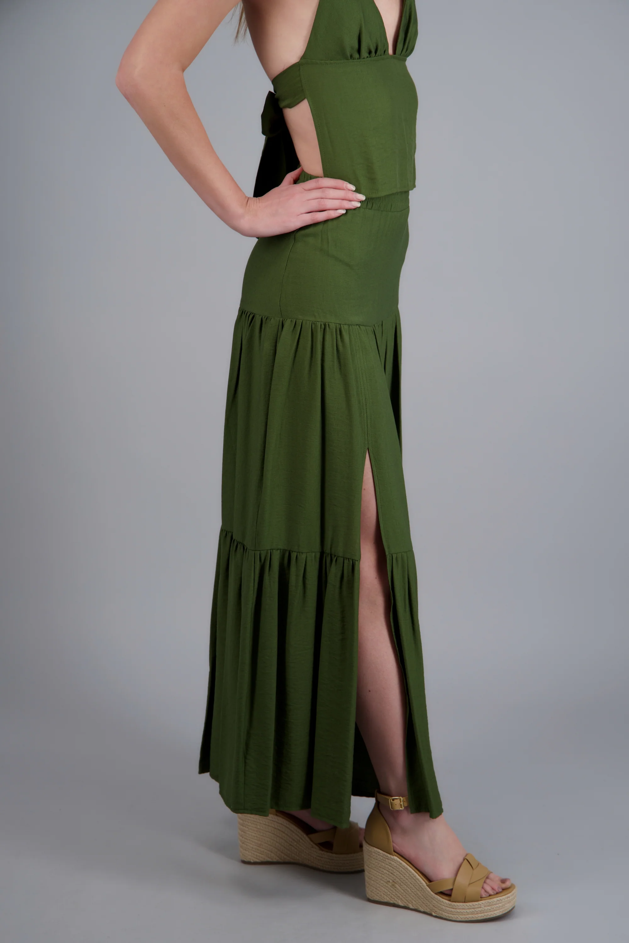 Falda cortes ligera midi - Image 2