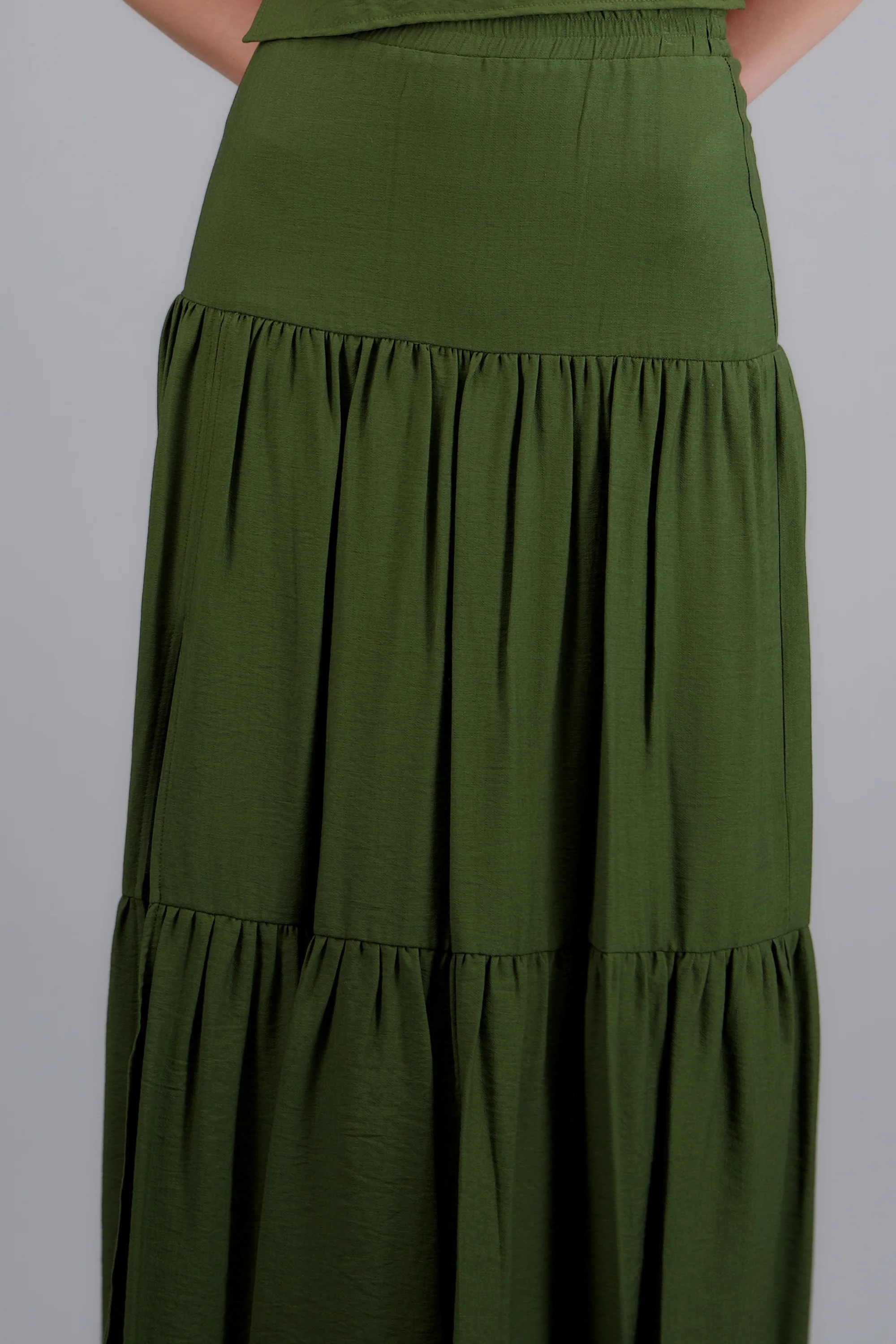 Falda cortes ligera midi - Image 5