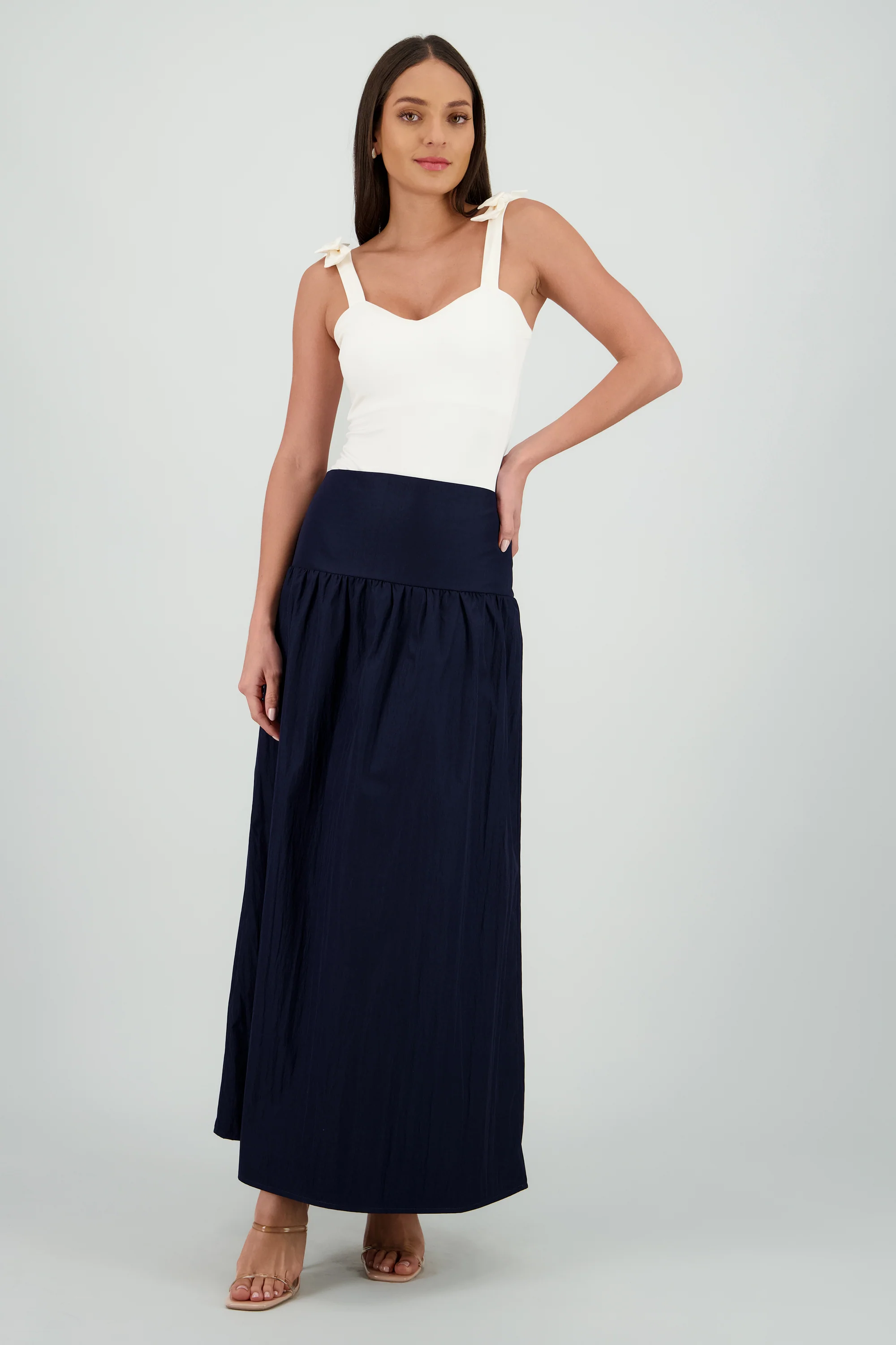 Falda drop waist