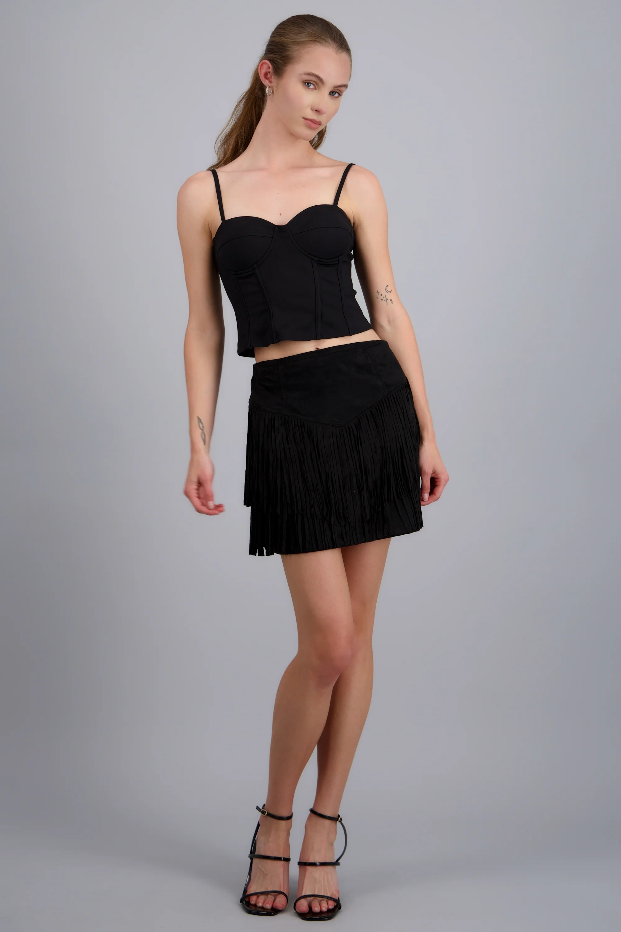 Falda gamuza flecos - Image 3