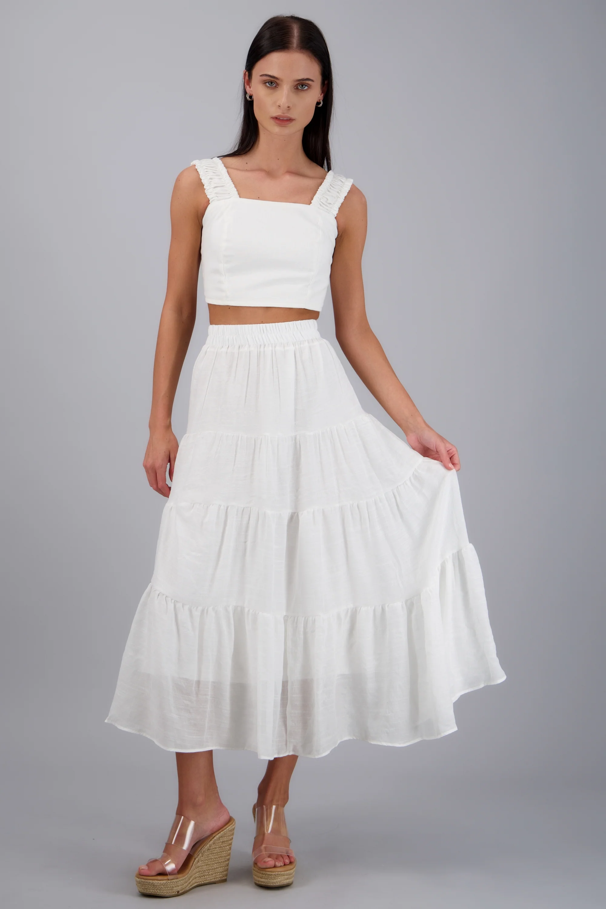 Falda larga de niveles - Image 2