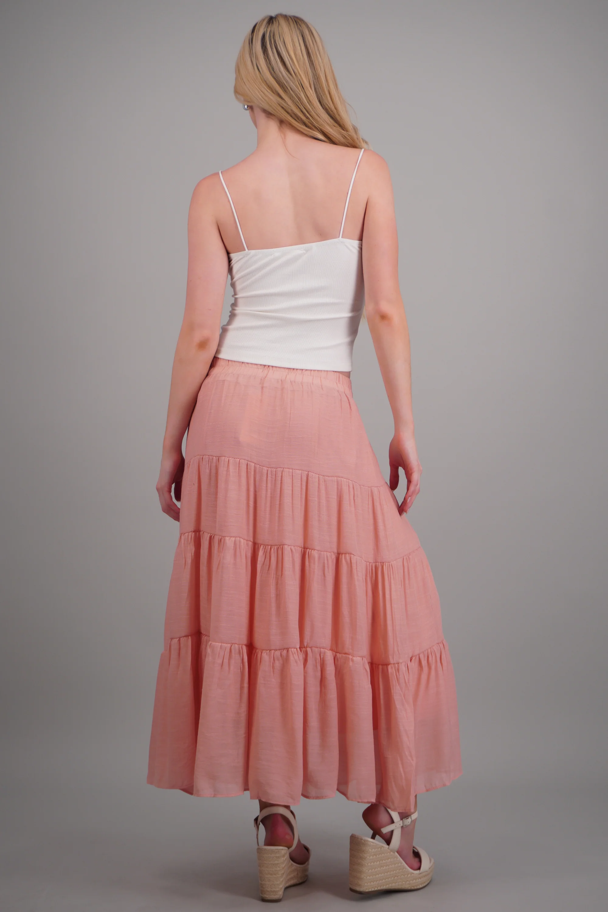 Falda larga de niveles - Image 4