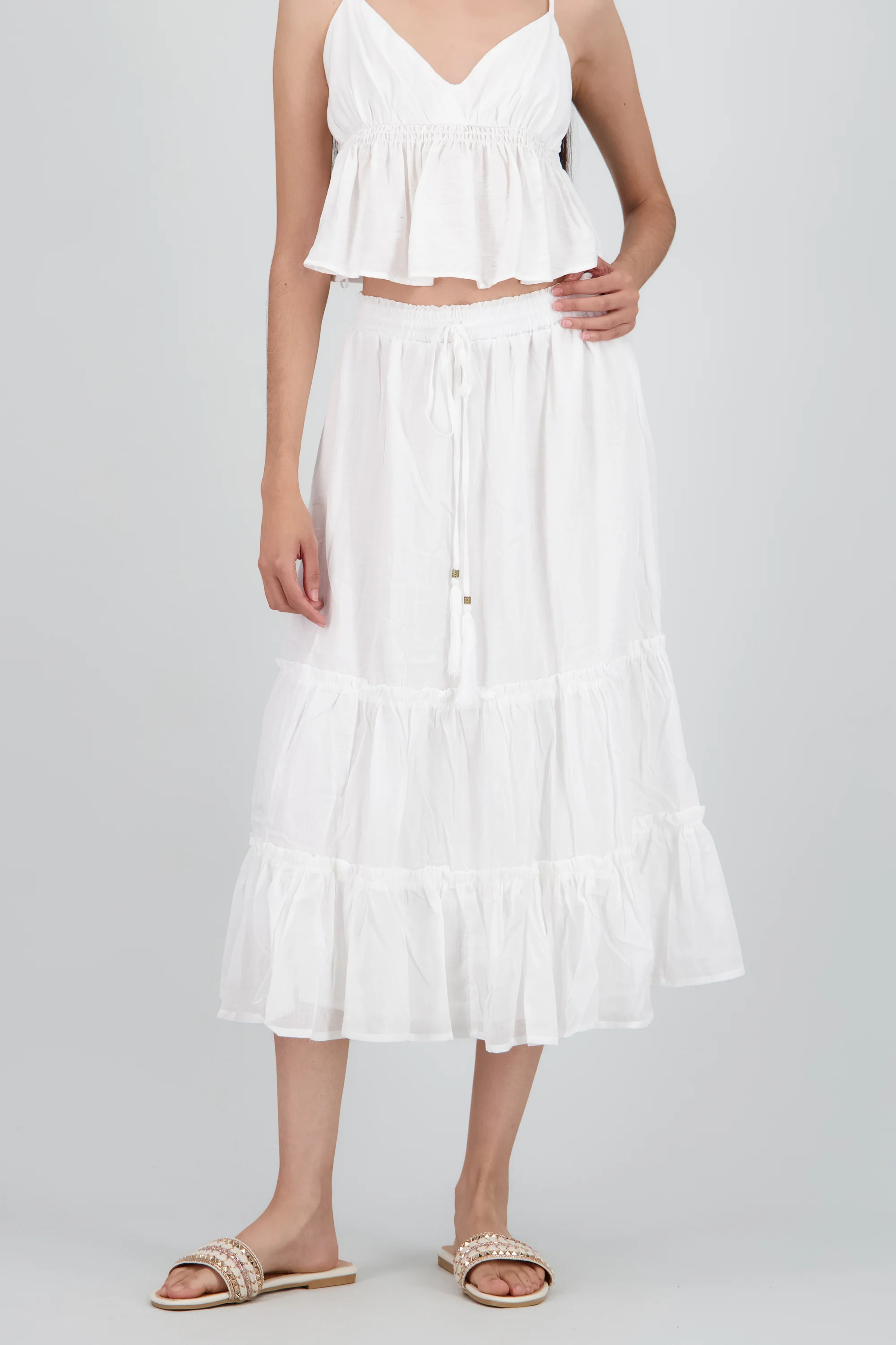 Falda maxi vloques jareta - Image 2