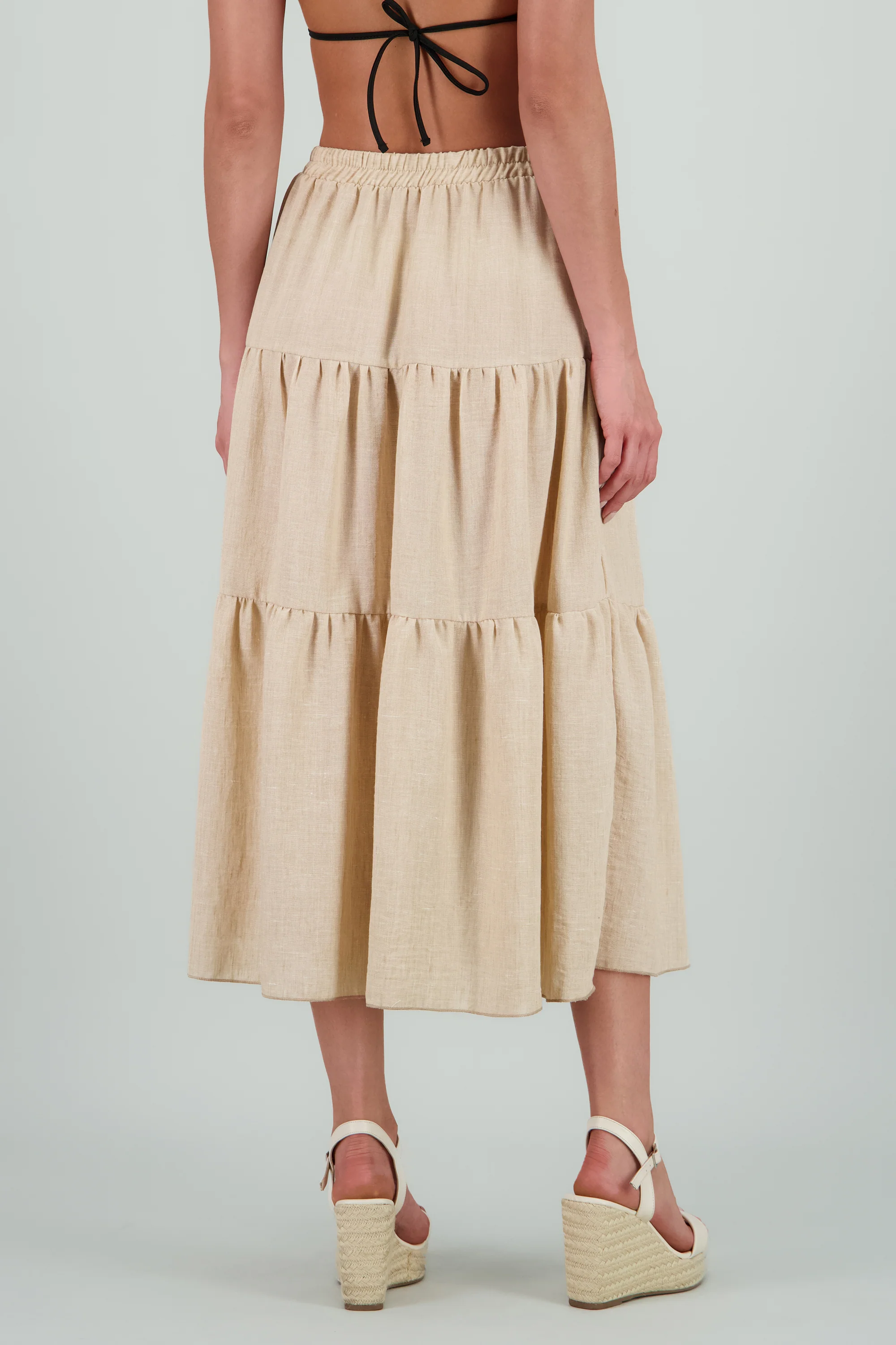 Falda maxi cortes ligera - Image 4