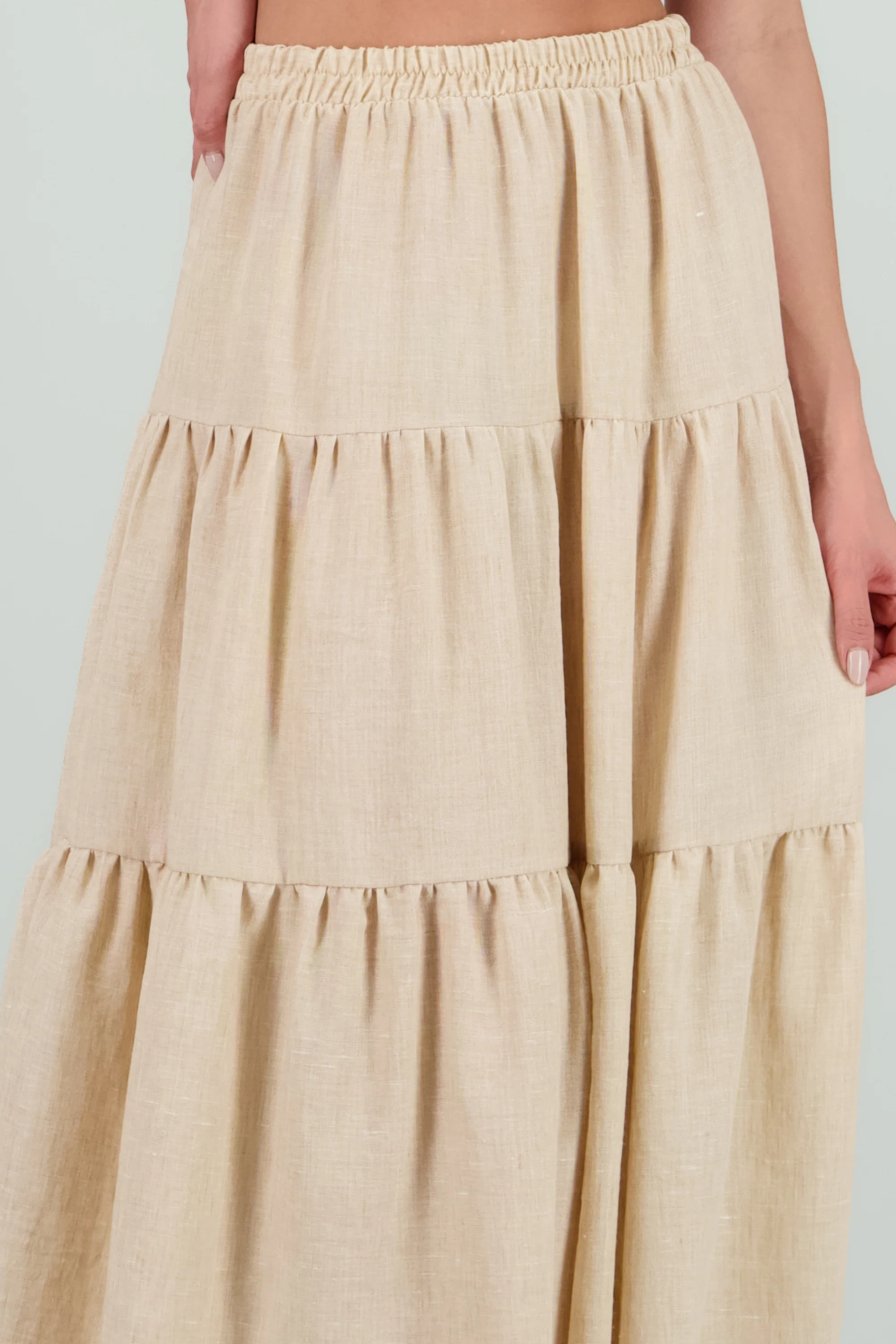 Falda maxi cortes ligera - Image 5