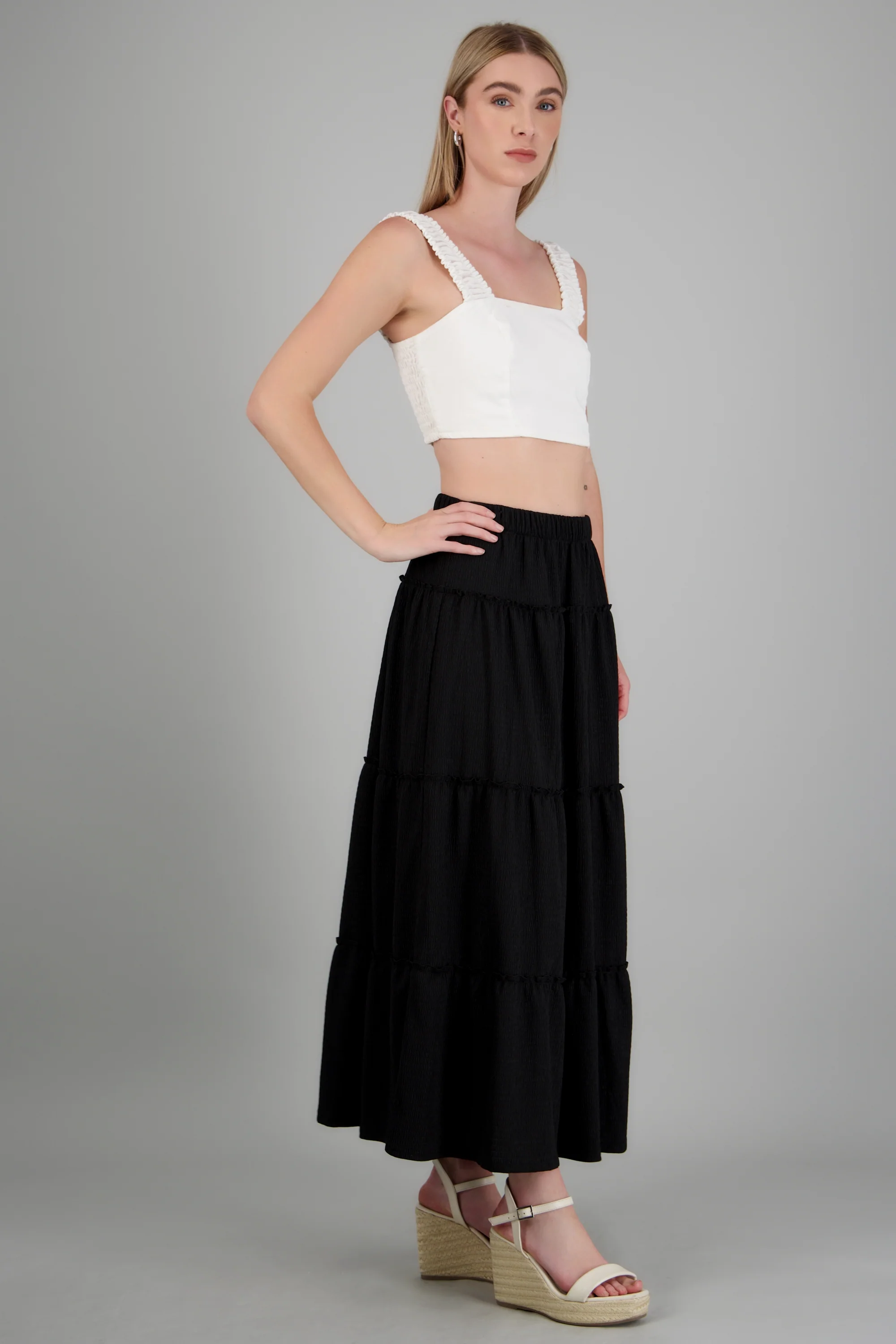 Falda maxi detalle olanes - Image 2
