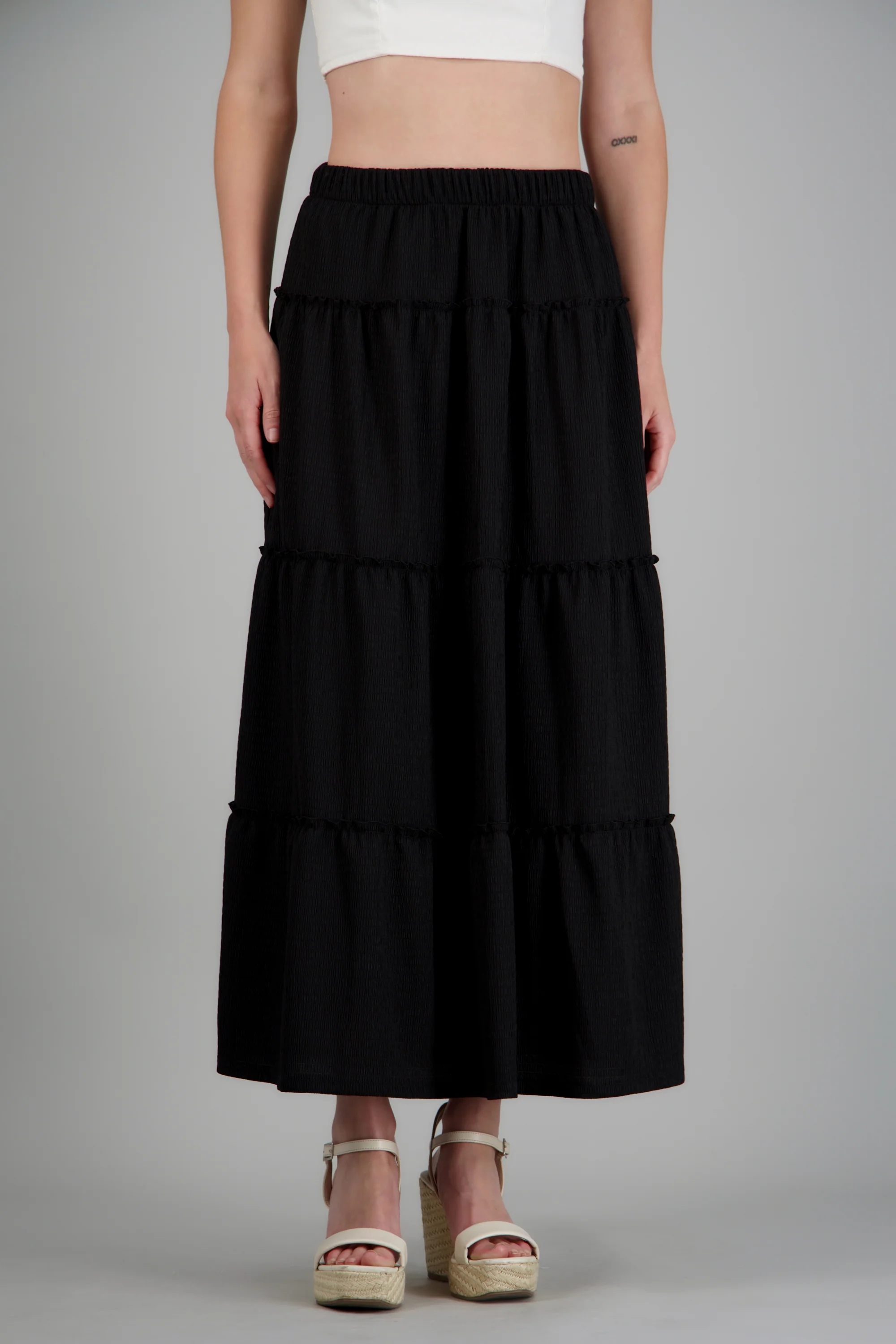 Falda maxi detalle olanes - Image 3
