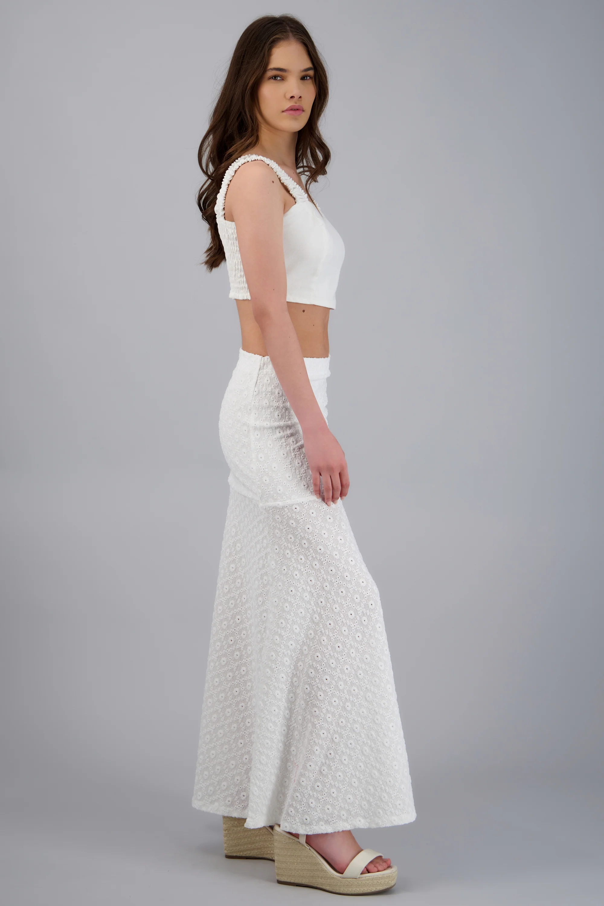 Falda maxi detalle tela - Image 2